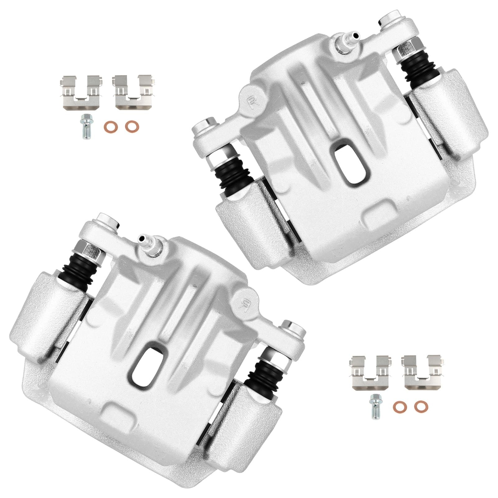 cciyu 19B6277 19B6276 Rear Left & Right Brake Calipers With Bracket For Subar…
