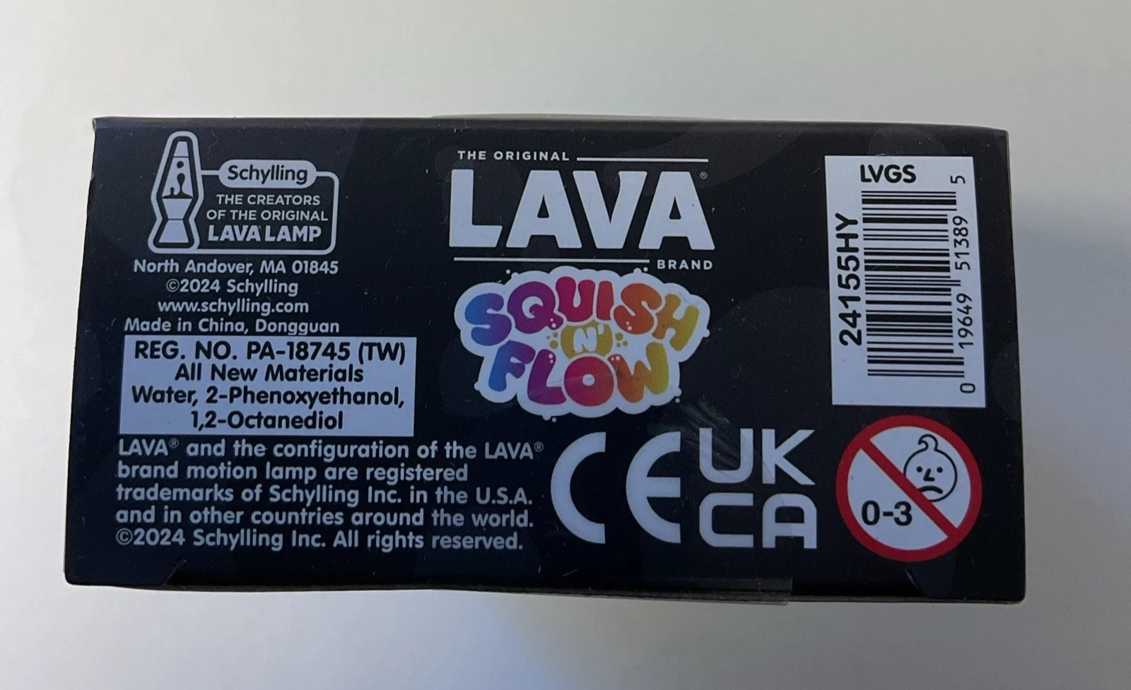 Schylling LAVA Squish N Flow NeeDoh LAVA Lamp Toy Glow in the Dark NEW 2 Pack