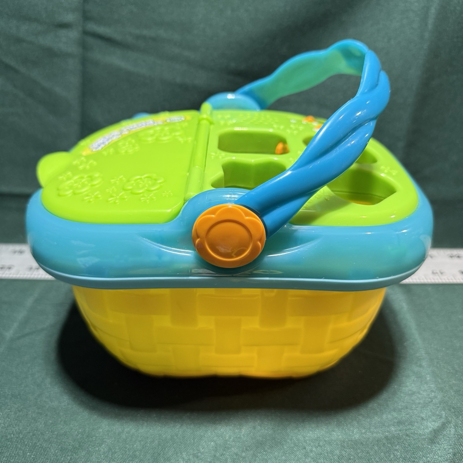 LeapFrog Shapes and Sharing Picnic Basket Toy Tested/Works – Incomplete