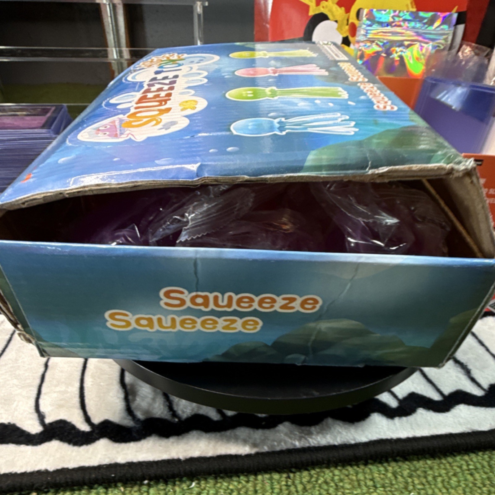 Jellyfish Tactile Squeeze Toys Pink, Blue, Green, Purple Qty 12 Damage Box