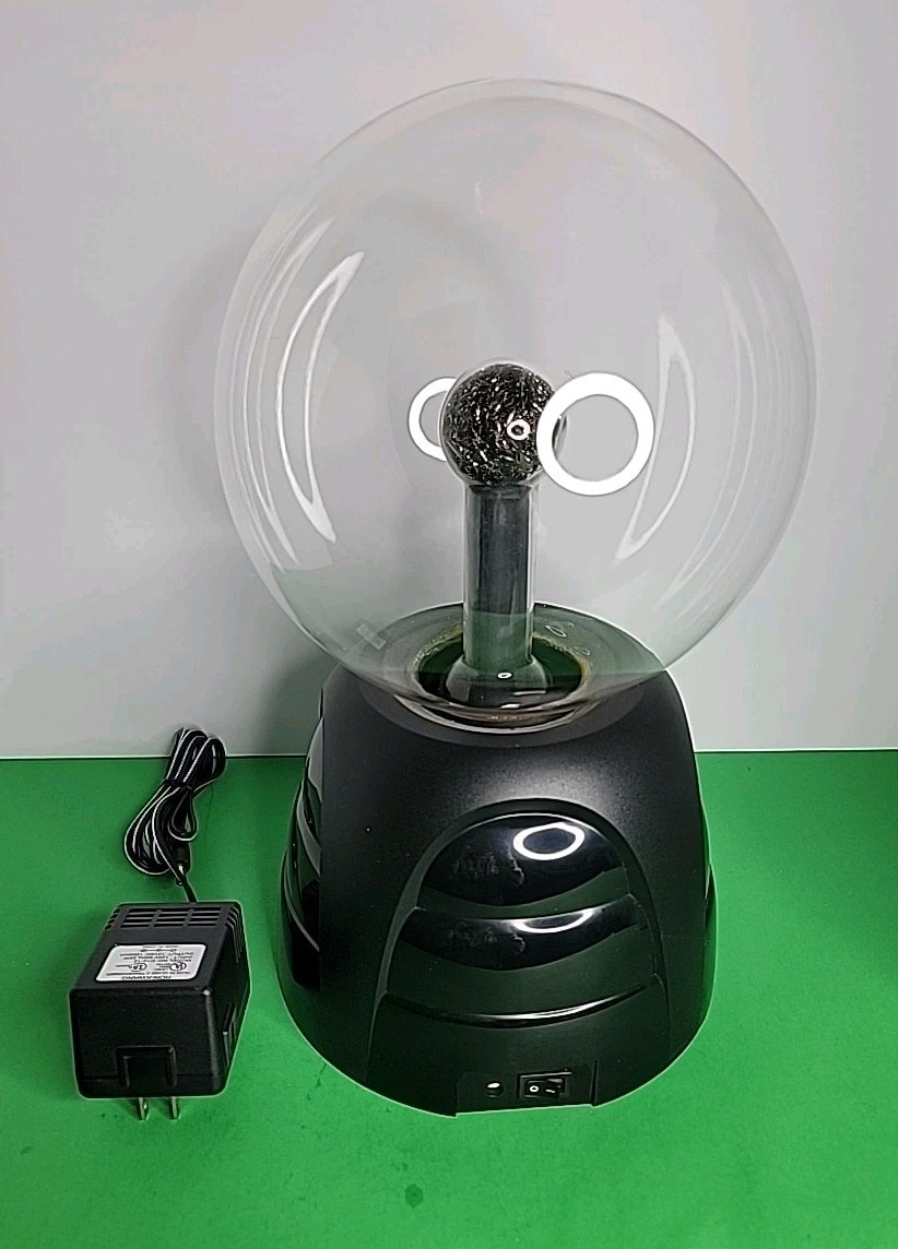 Spencers 8″ Plasma Ball Touch Sensitive Globe Light Lamp Sphere & Power Supply