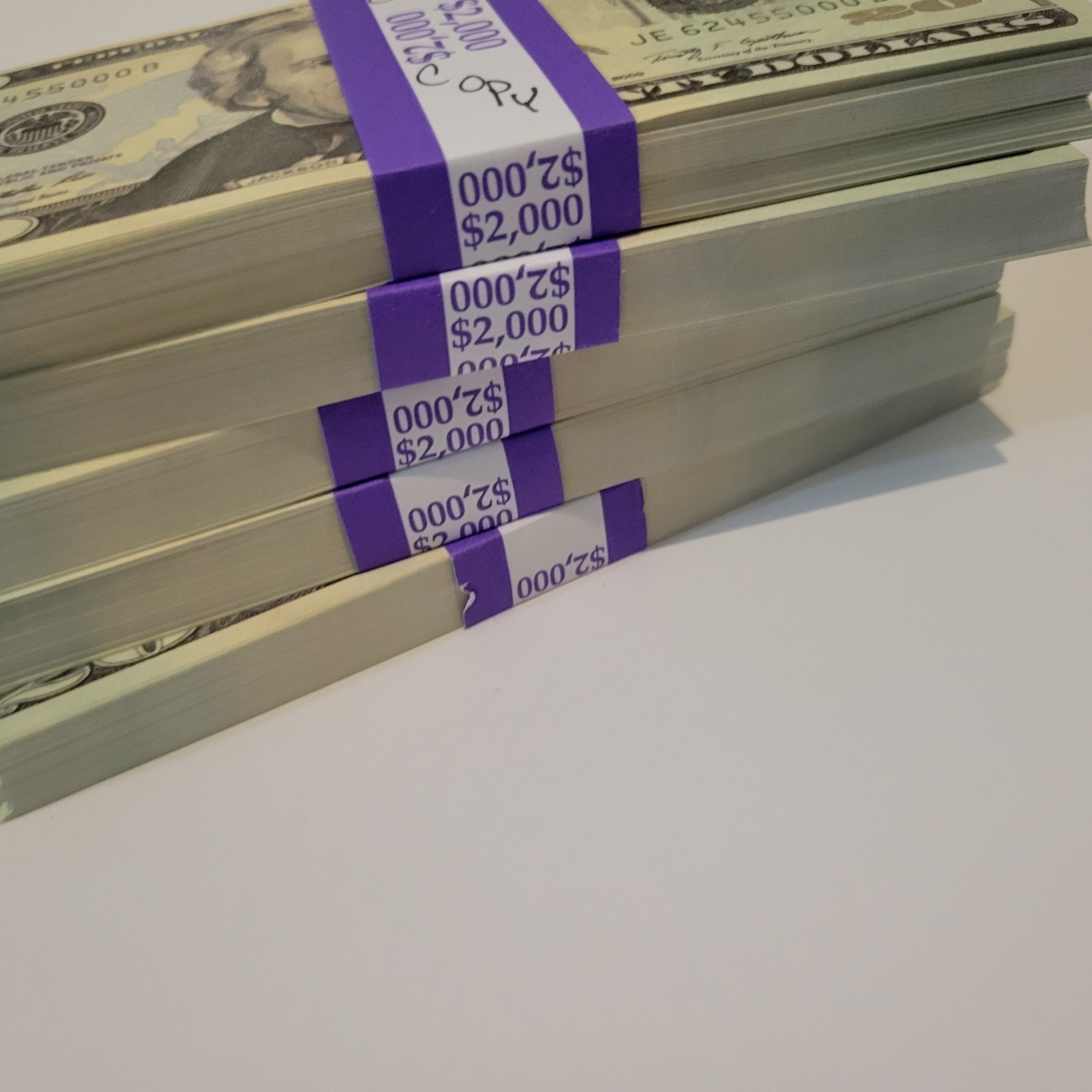 Best Replica NEW $20 Stack(100 Bills)/REPLICA/ NOVELTY PURPOSES ONLY