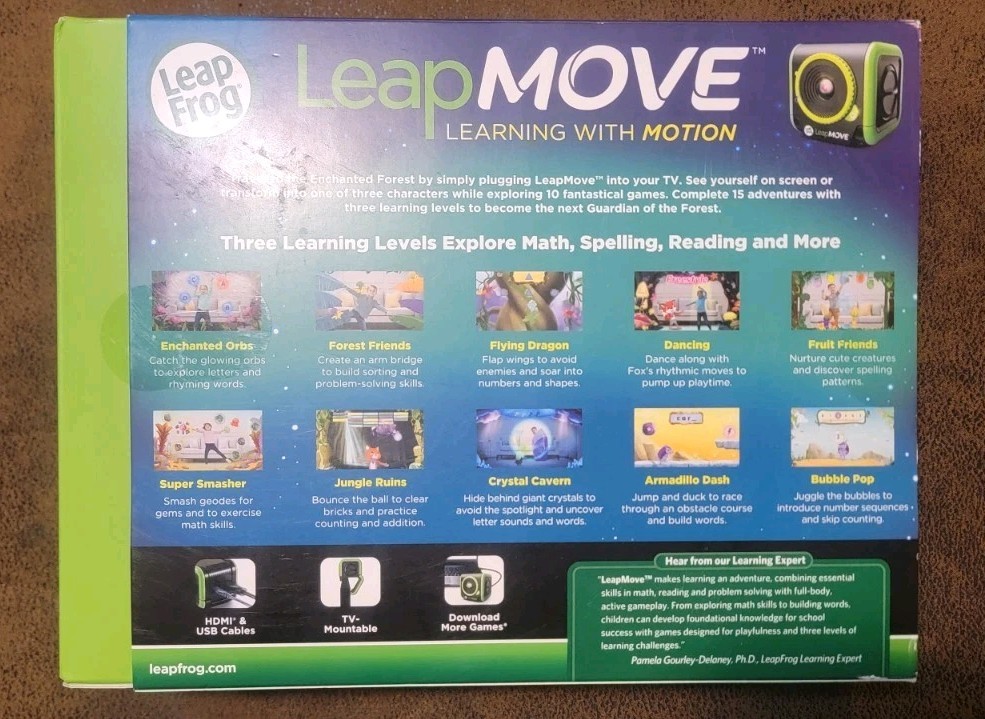 NEW Leap Frog LeapMove Learning Video Game System 25 Preloaded Games Sealed
