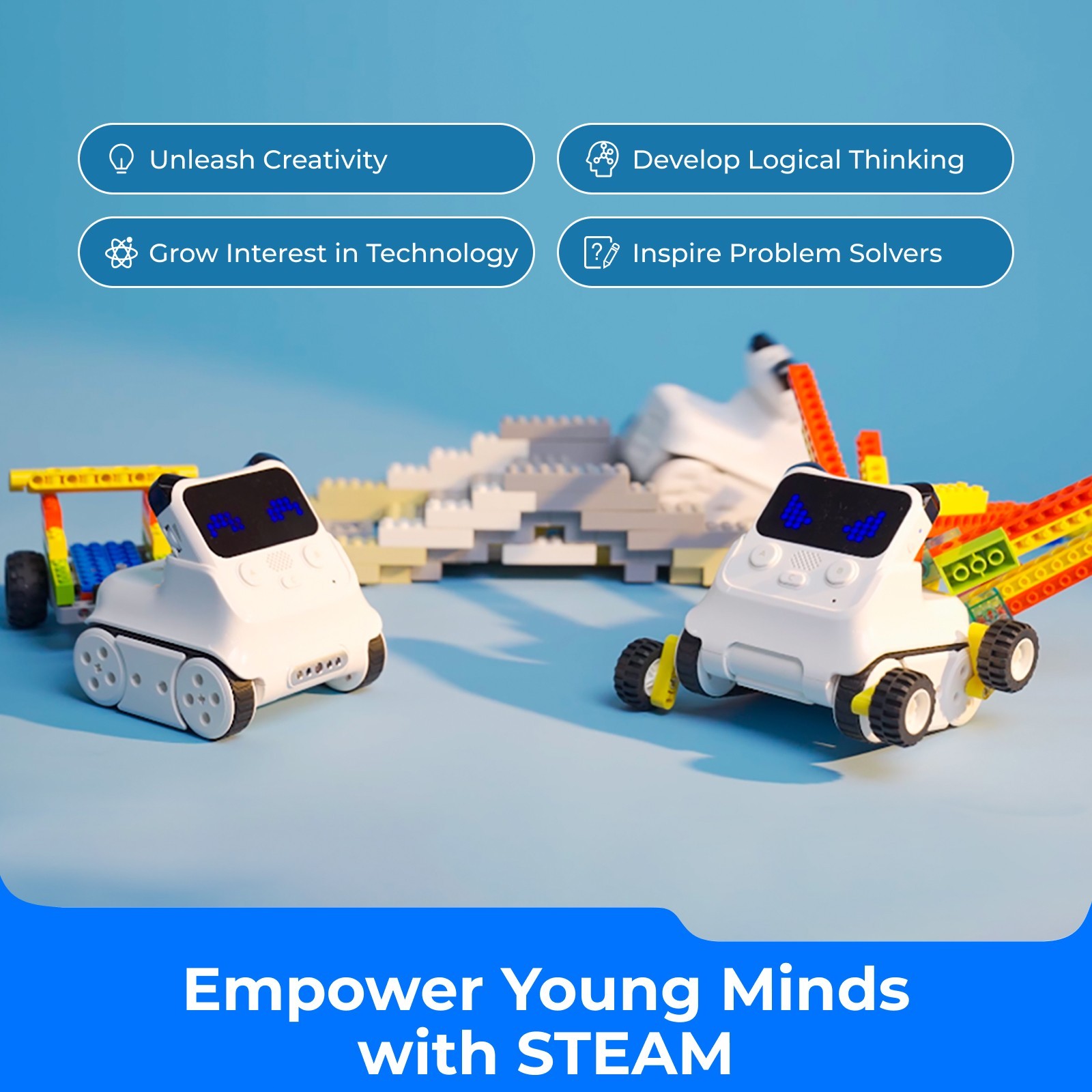 Makeblock Codey Rocky Coding Robot Toy for Kids 6-12, Learn Scratch & Python