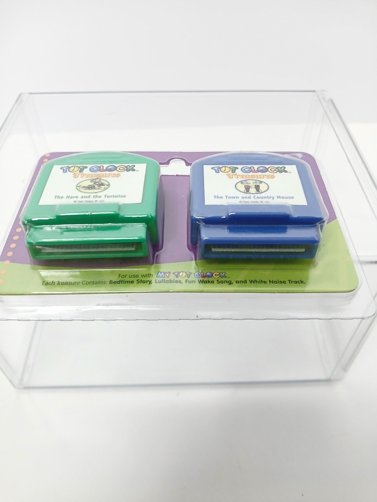 Set of 2 Tot Clock Treasure Story Cartridges 2 Pack Brand New
