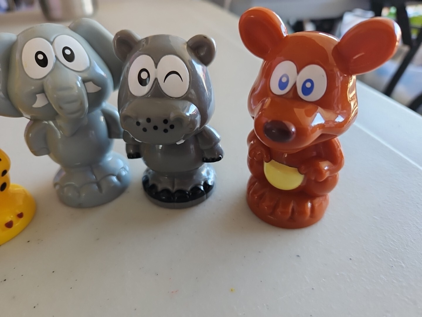 Vtech Smartville Alphabet Animal Replacement Interactive Plastic Figures 7 Lot