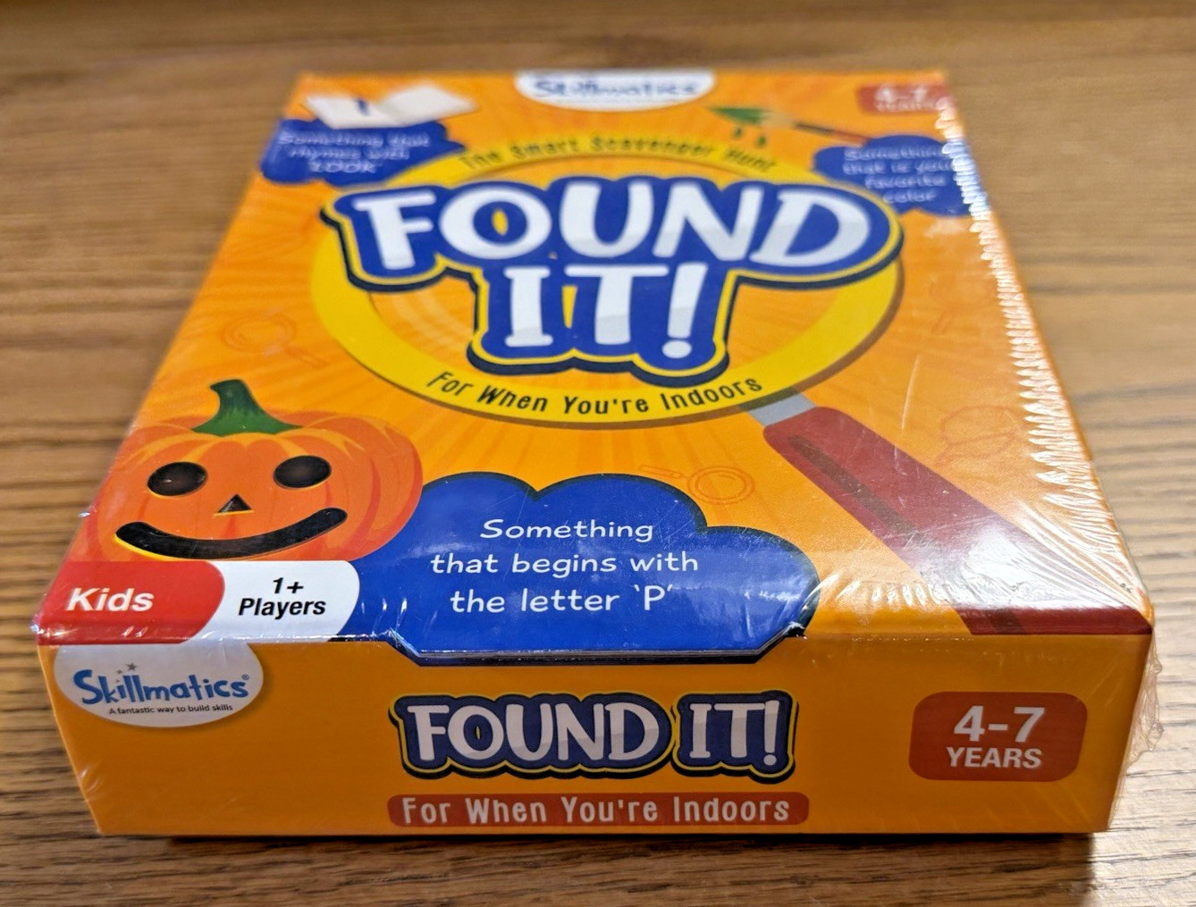 Skillmatics FOUND IT Indoors Scavenger Hunt Card Game Educational NEW Sealed