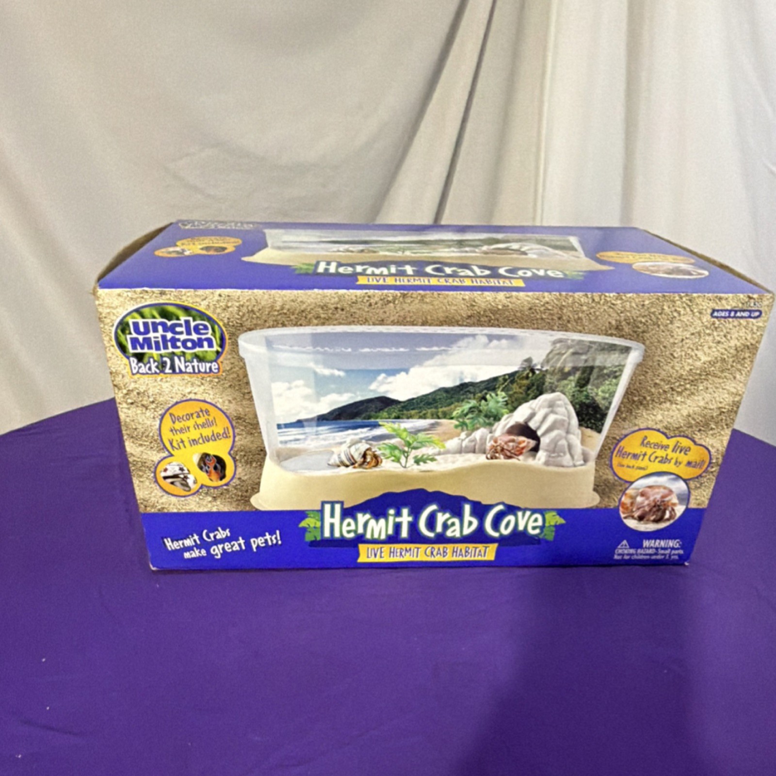 Uncle Milton Hermit Crab Cove Live Hermit Crab Habitat for Ages 8 and Up