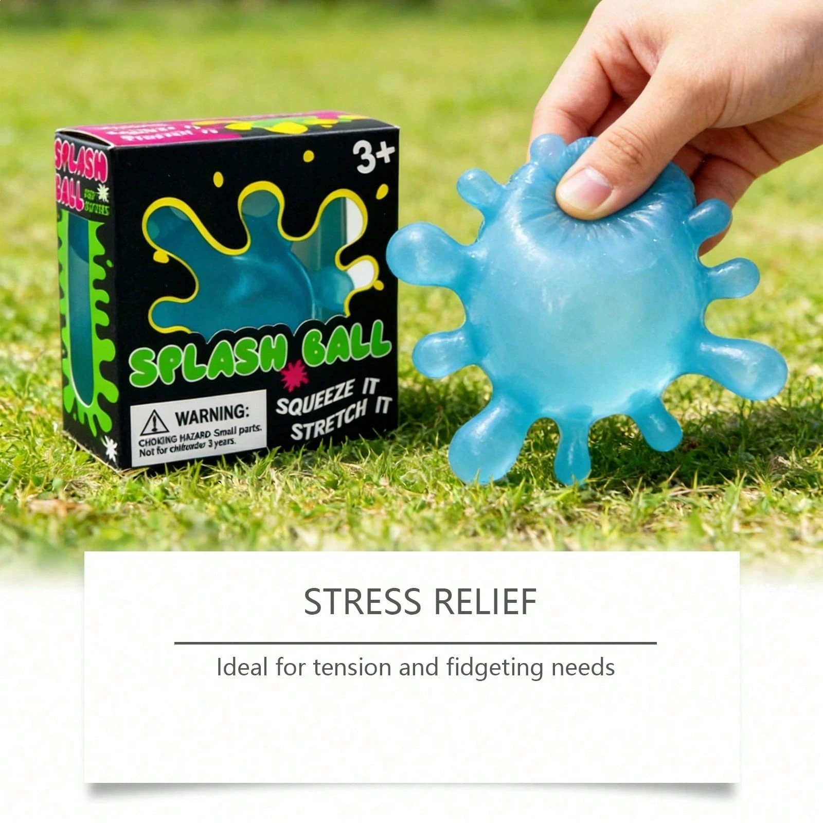 NeeDoh SPLOOT SPLAT BLUE Sensory Squishy Fidget Toy BRAND NEW, 100% Authentic