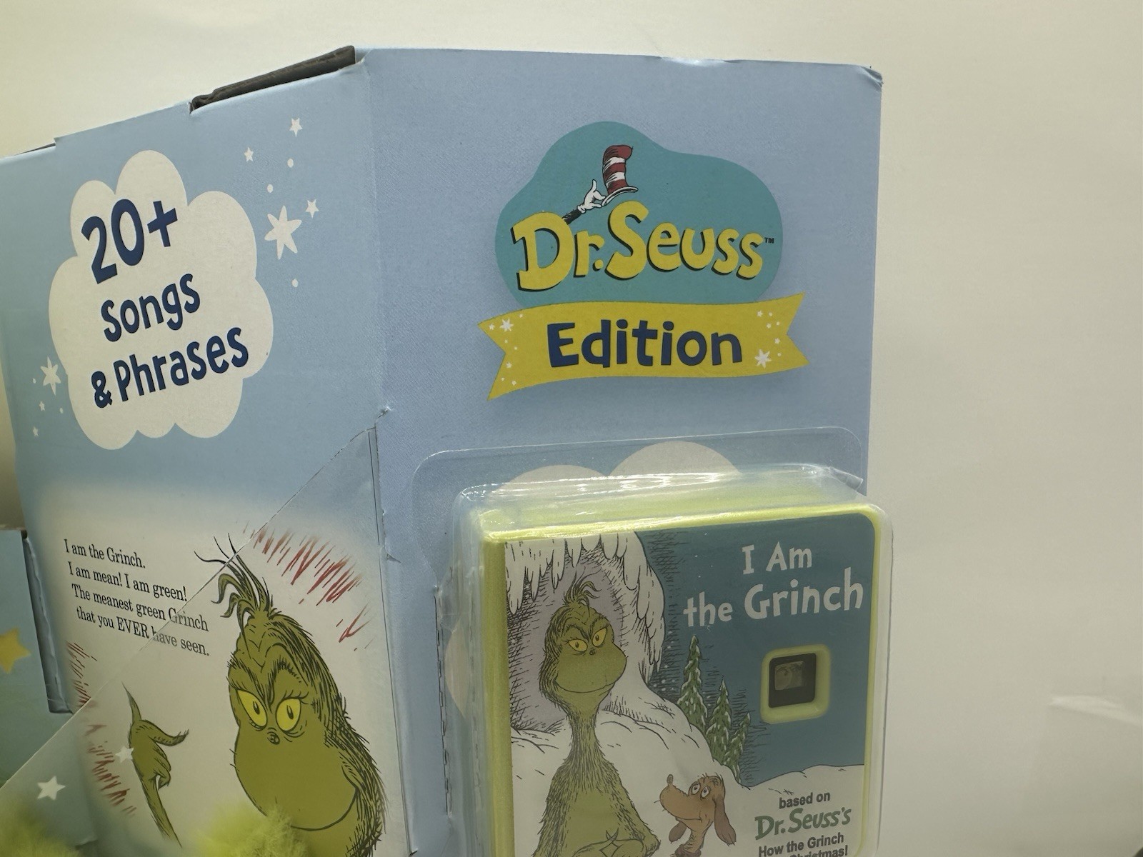 Little Tikes Story Dream Machine The Grinch Plush & 3 Books Dr Seuss Edition New