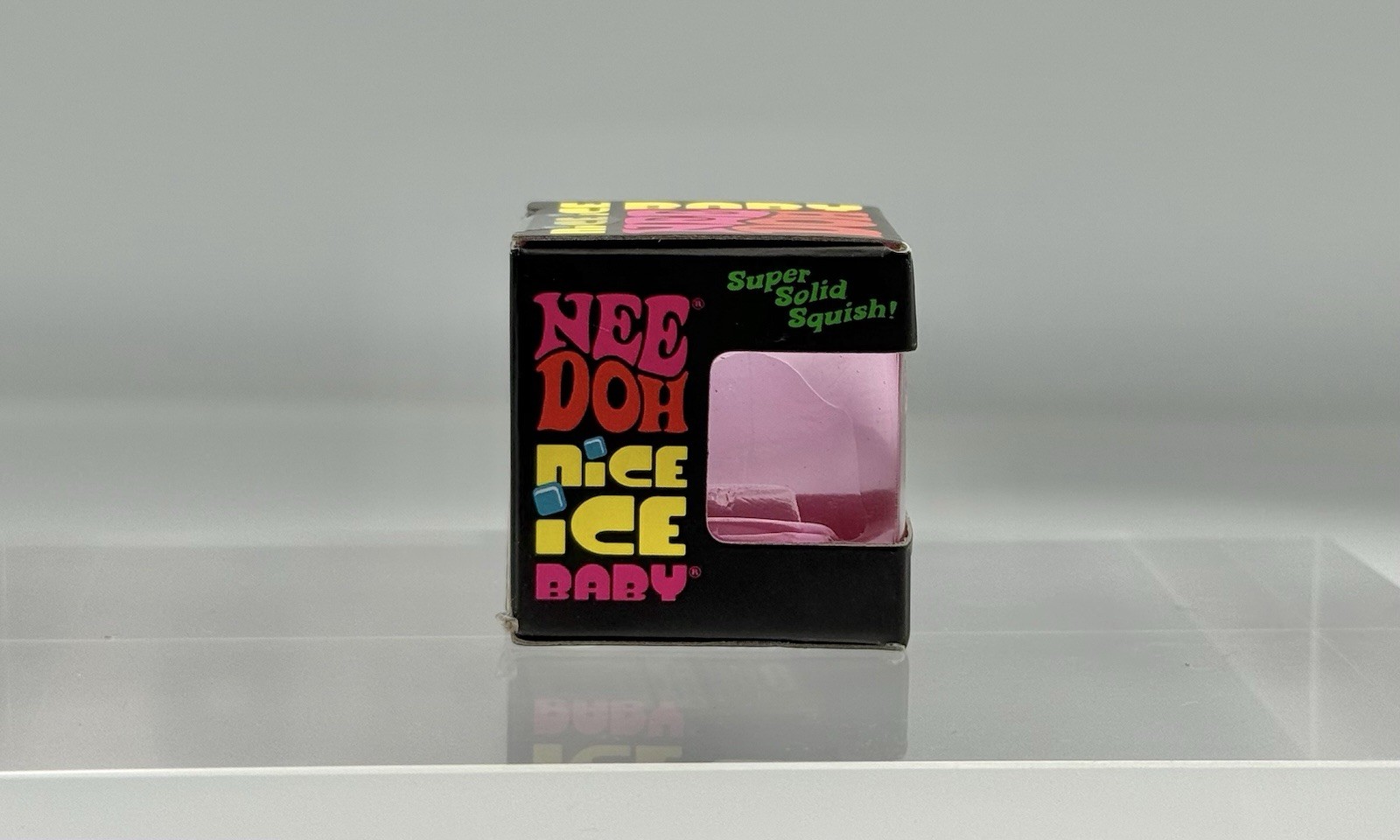 Needoh Squishy Nice Ice Baby Viral CUBE BRAND NEW-IN BOX AUTHENTIC BLUE