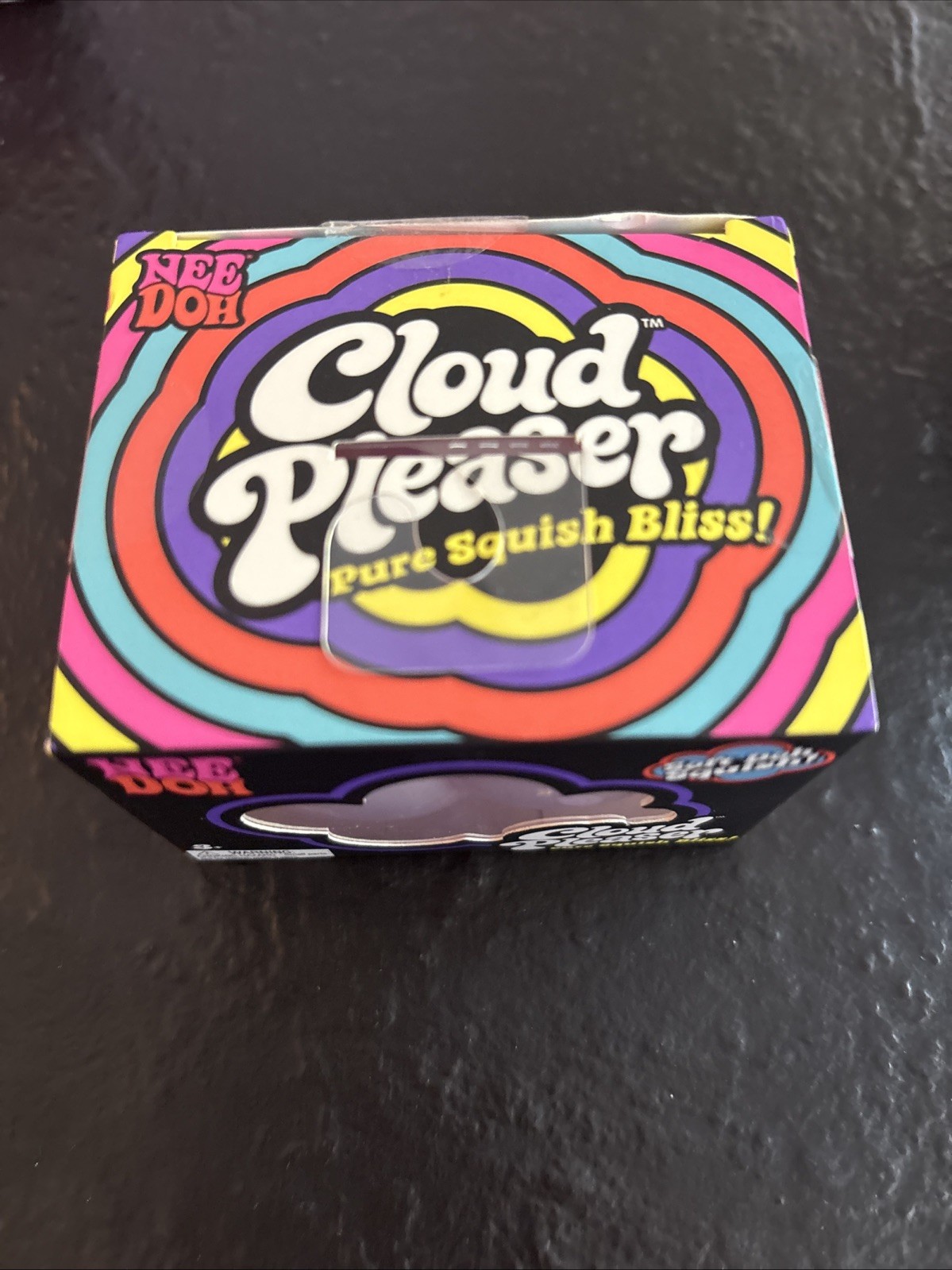 Schylling NeeDoh Cloud Pleaser Purple Soft Doh Squish Squeeze Toy