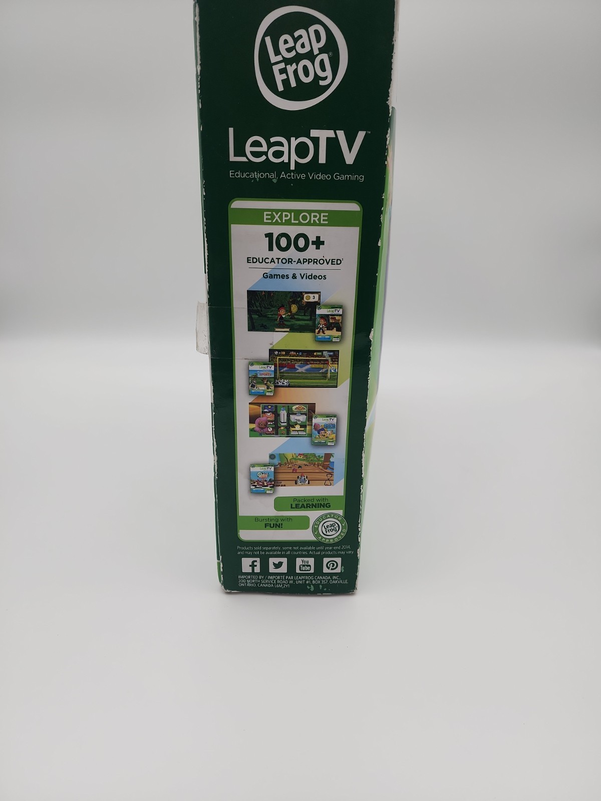 Leap Frog Leap TV Educational Active Video Gaming System 3-8 Yrs