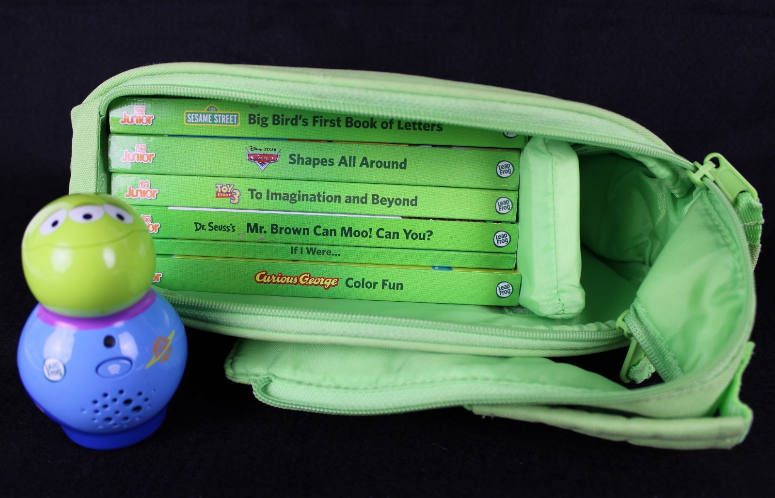 Set of 6 Leap Frog Tag Junior Books (new), Toy Story Pal Reader & Carrying Case
