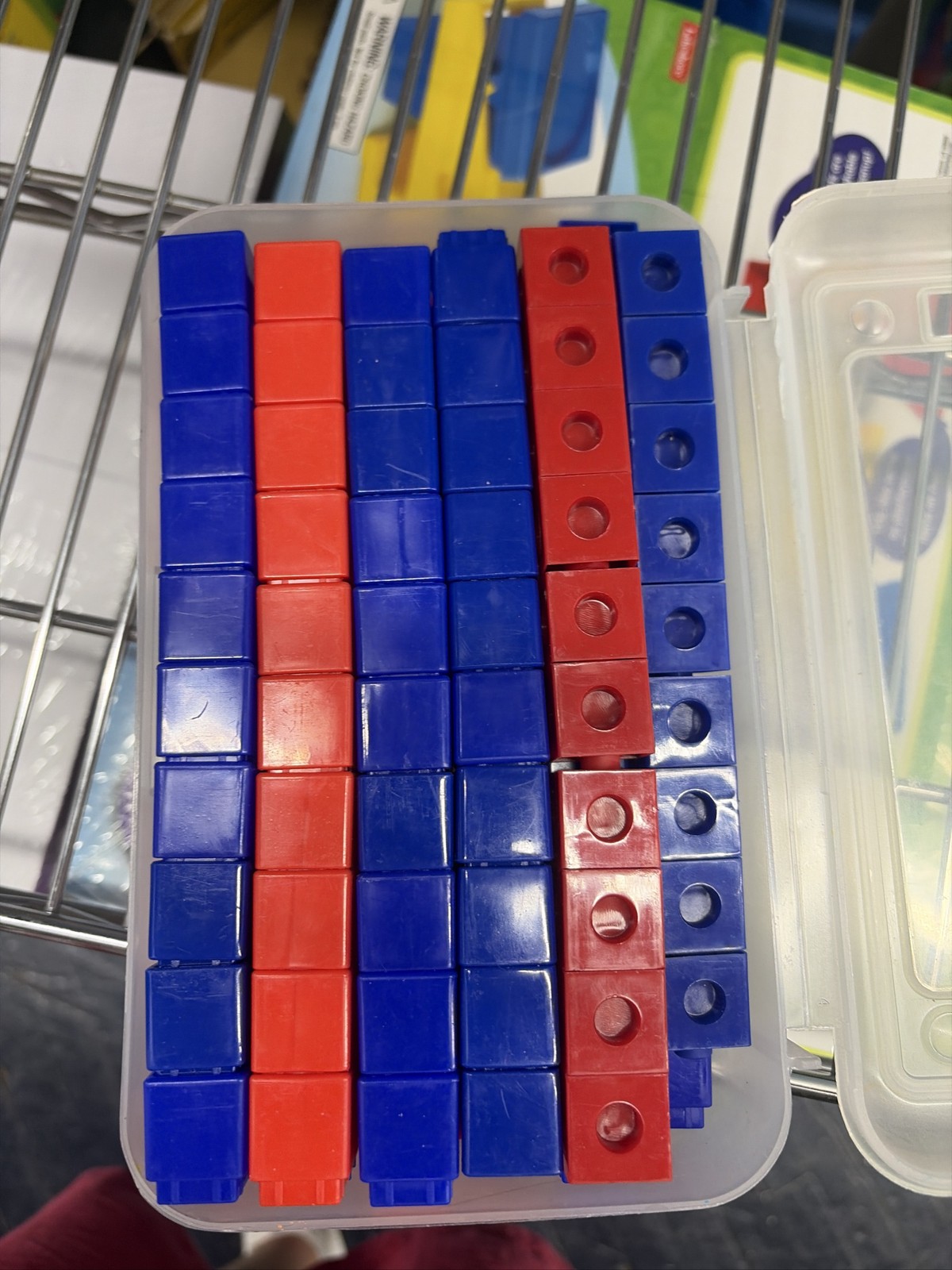ETA Hand2mind Snap Cubes Math Manipulatives Linking Blocks Case