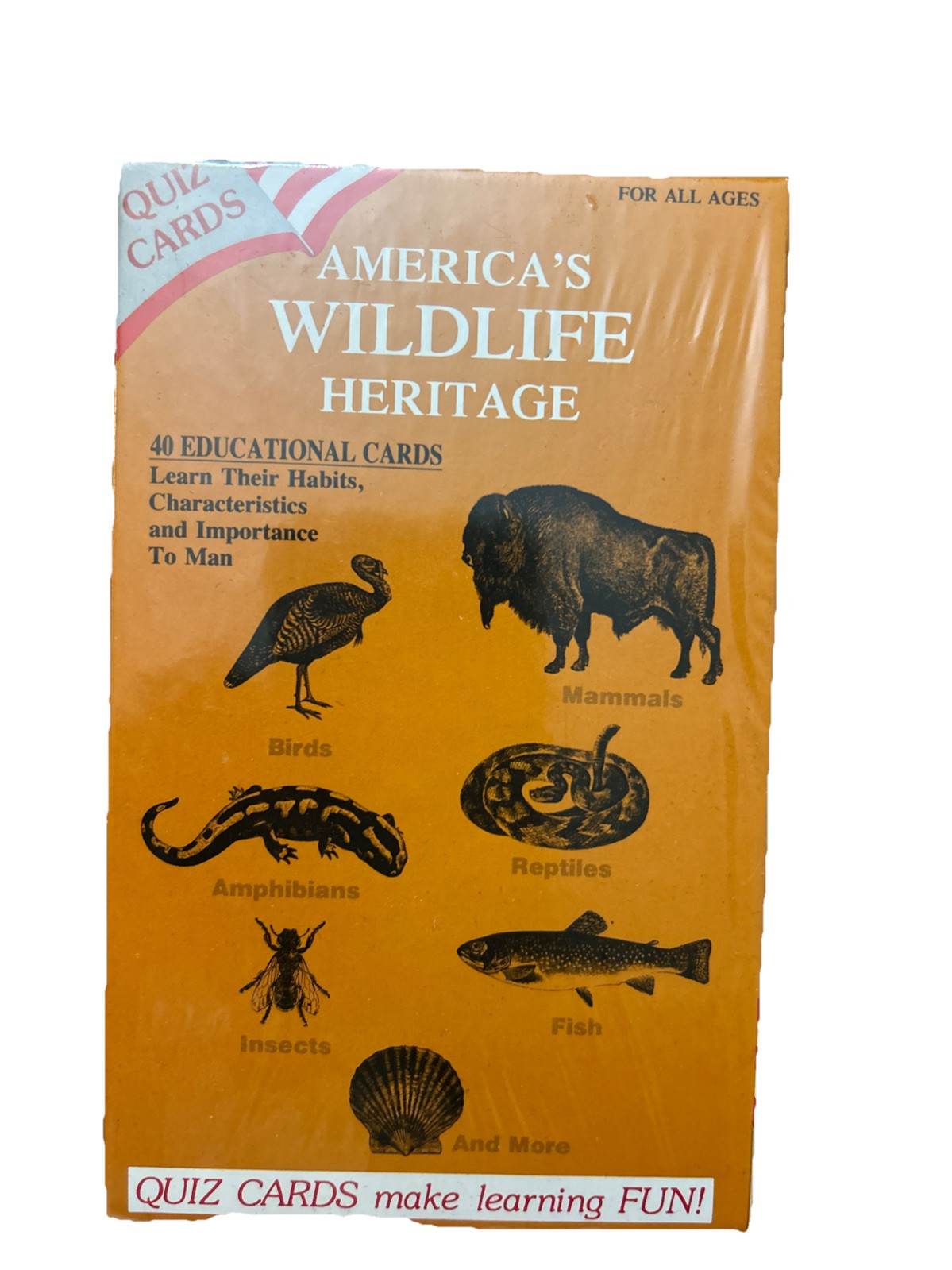 Quiz Cards : America’s Wildlife Quiz Cards , New Sealed In Box