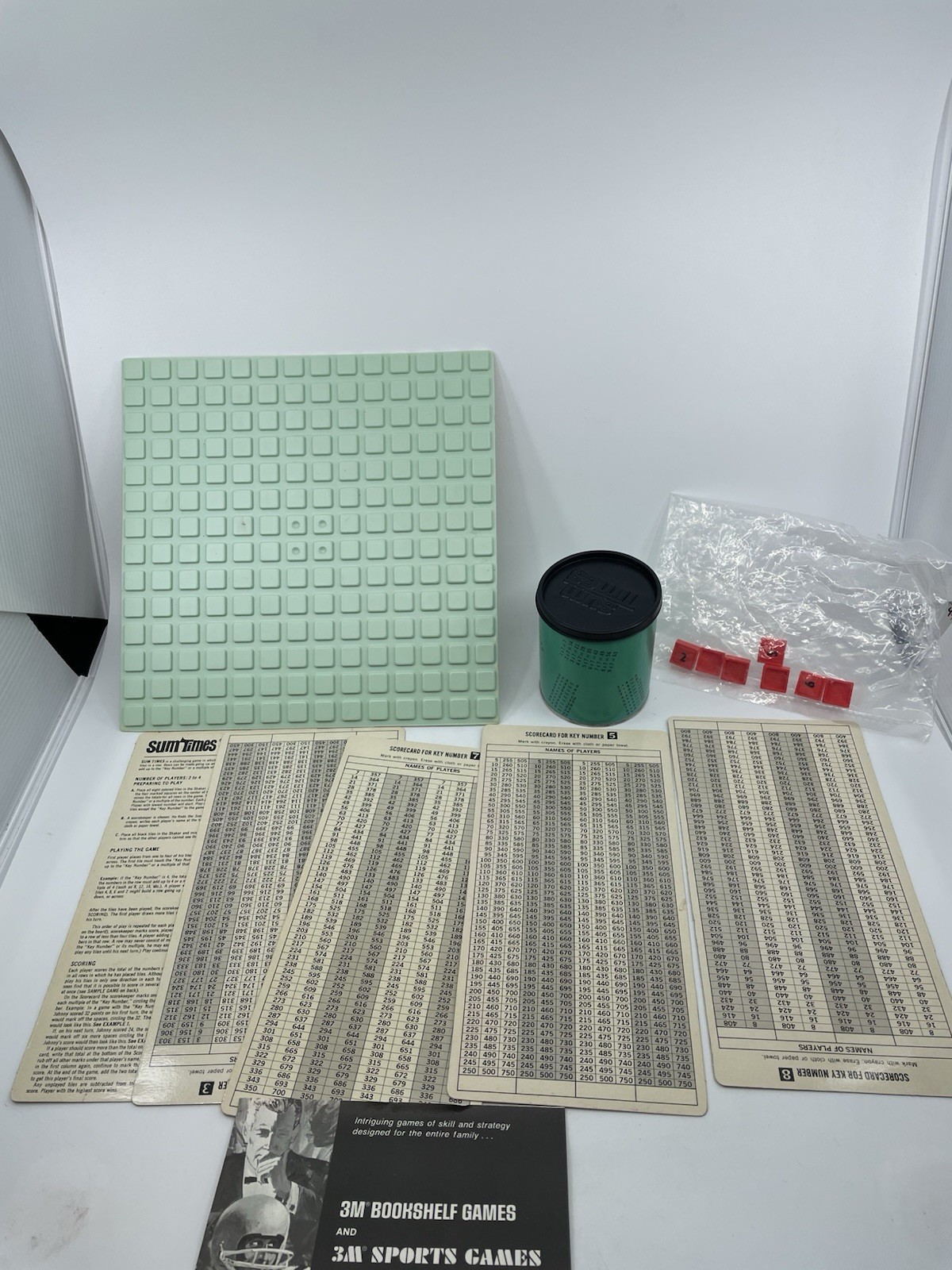 Sum Times Vintage Math Board Game 1968 Classic eduPLAYtional Game 2 Ed VHTF