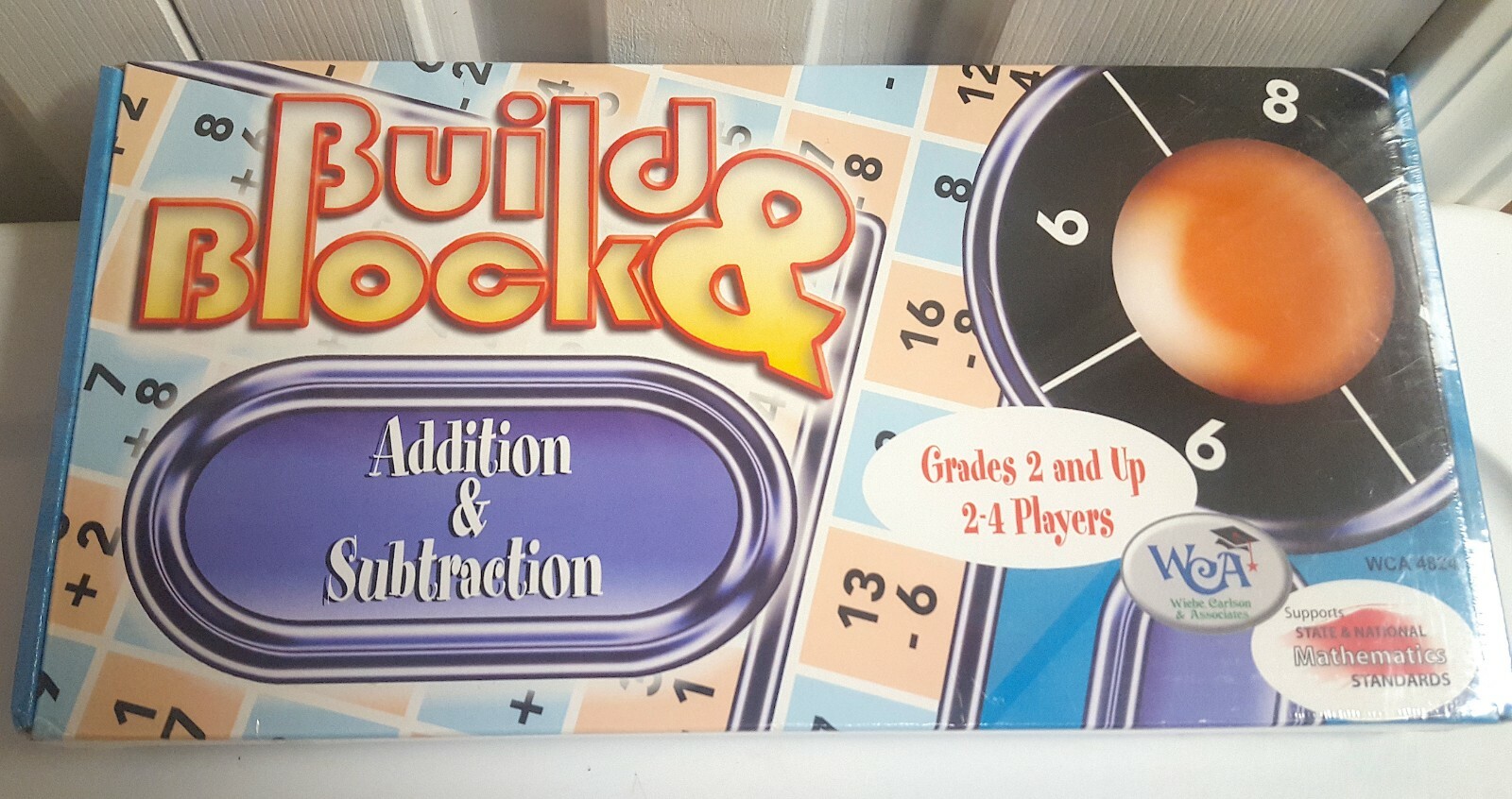 Build & Block Addition & Subtraction Math Game – Grade 2 and up