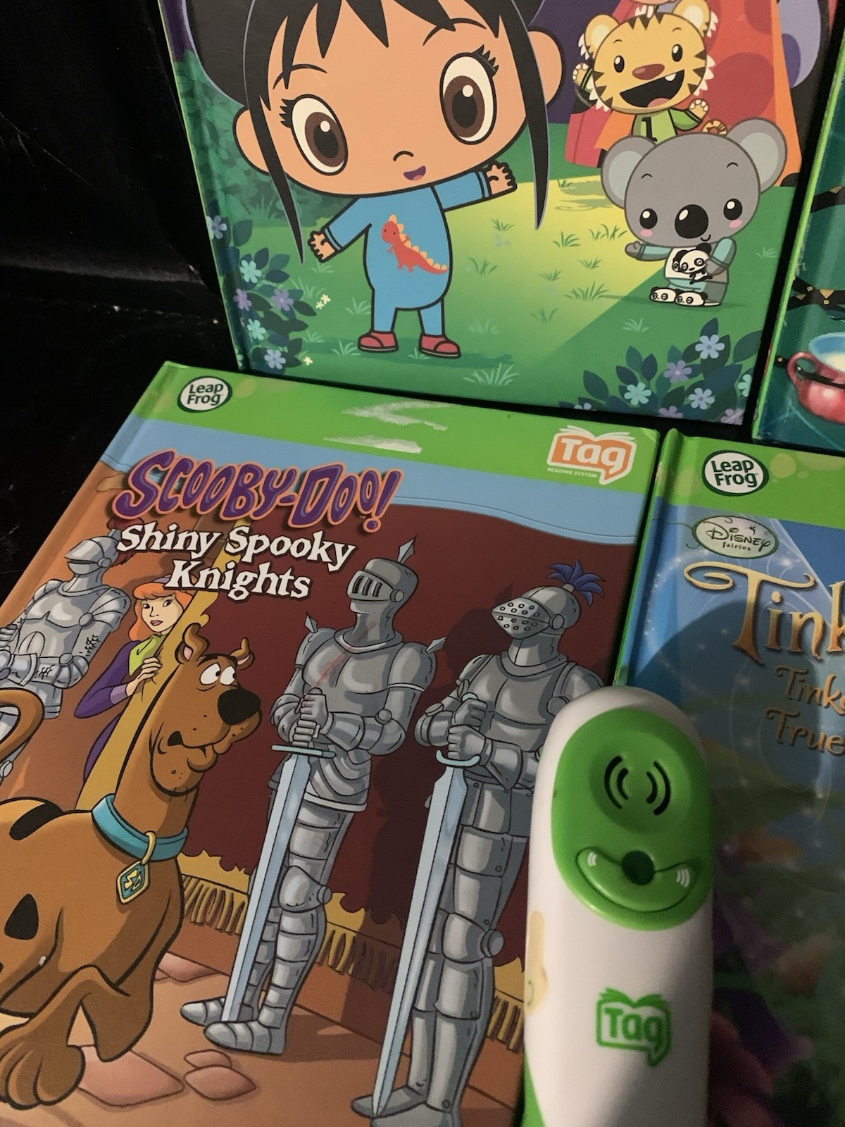 Leap Frog Tag Interactive Learn To Read W Stylus & 6 Books Lot Read Description
