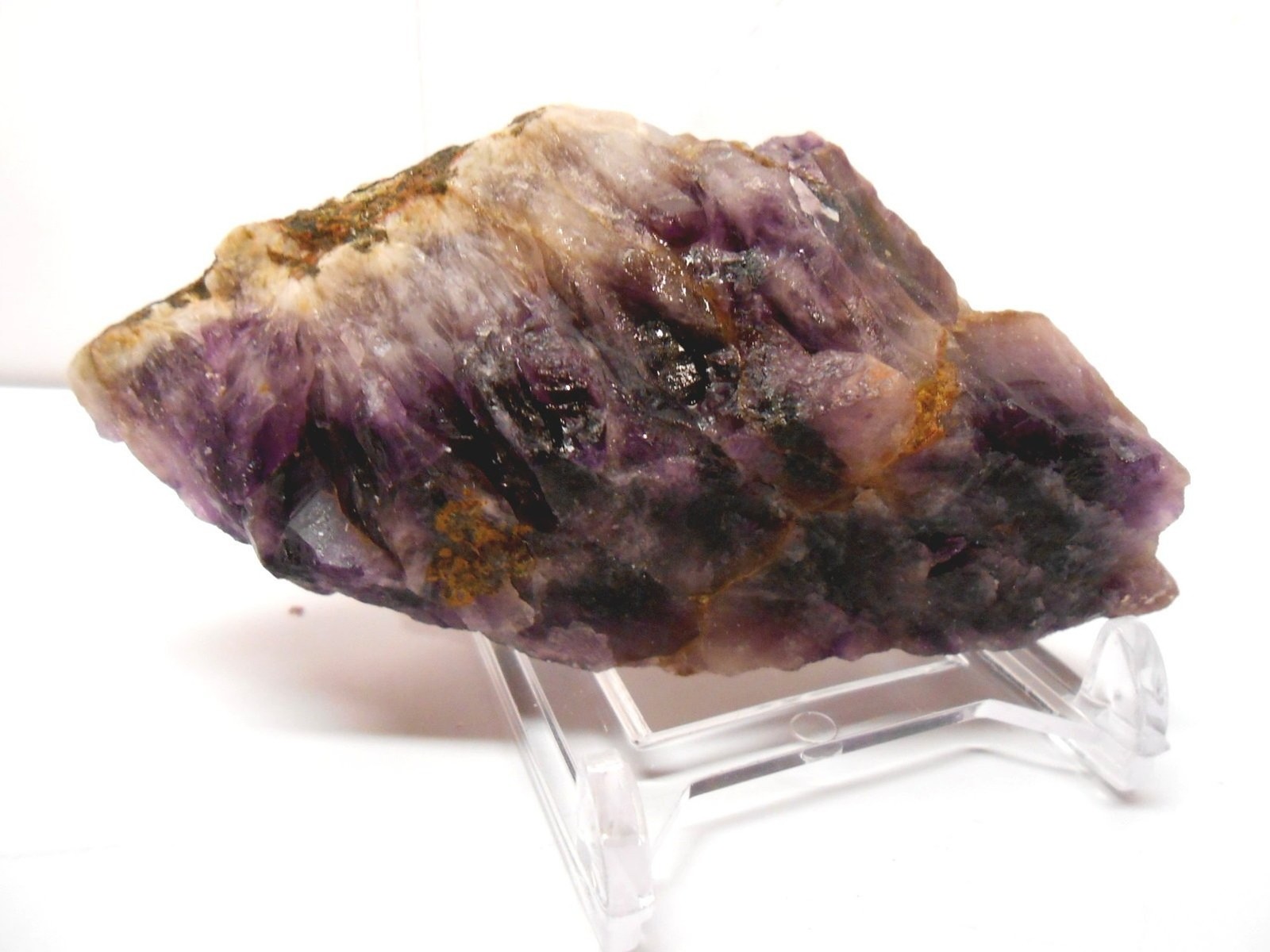 Rock Tumbler Gem Refill Kit Authentic Brazil Amethyst Crystal Rough-Rich Purp…