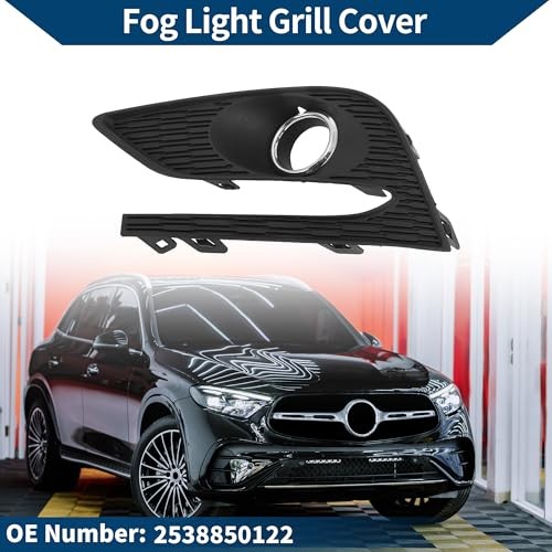 Fog Light Grill Front Lower Bumper Fog Light Cover Inserts No.2538850122 for