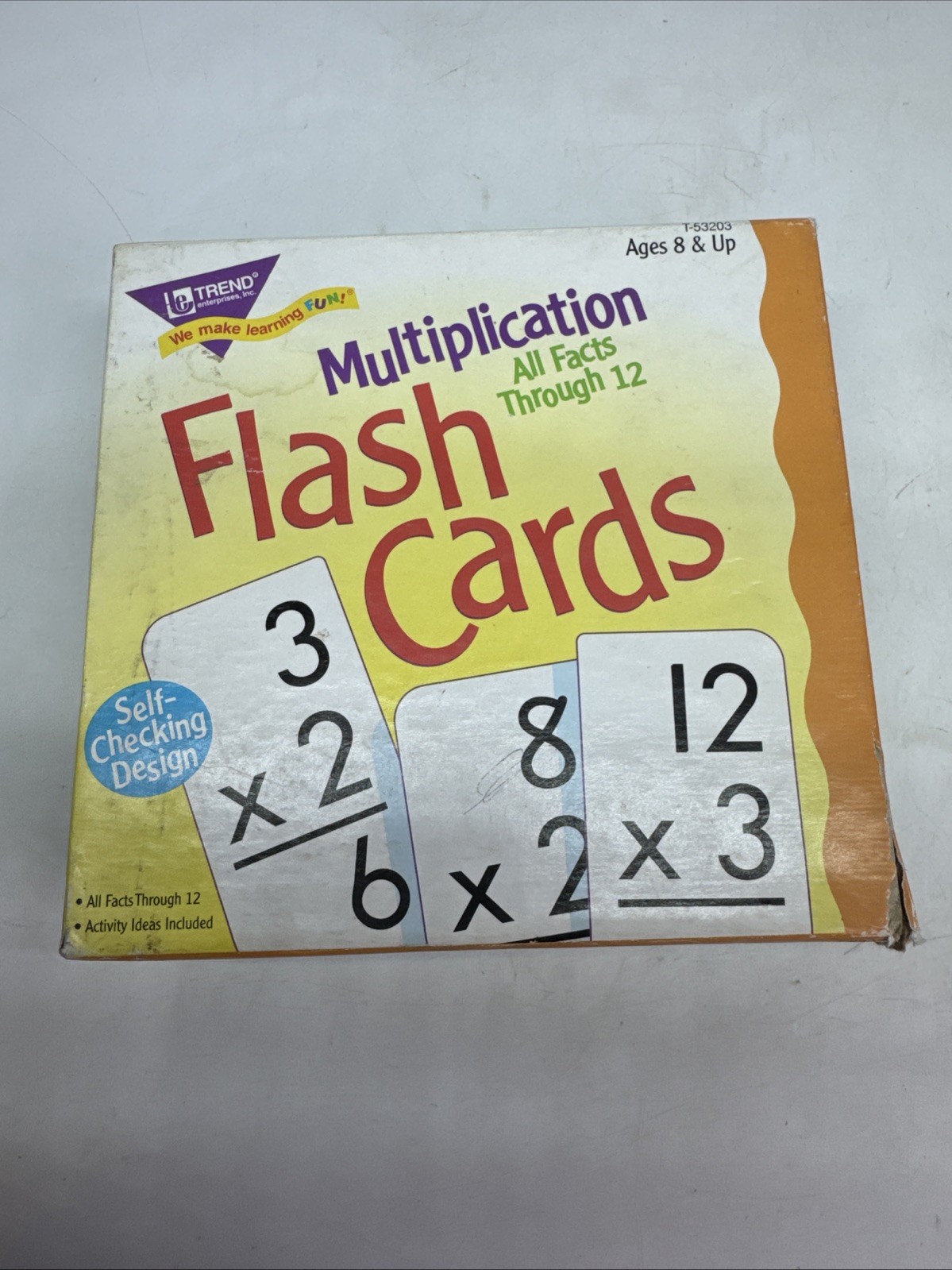 Multiplication Flash Cards Learning Math Mathematics Skills Trend Learning Card