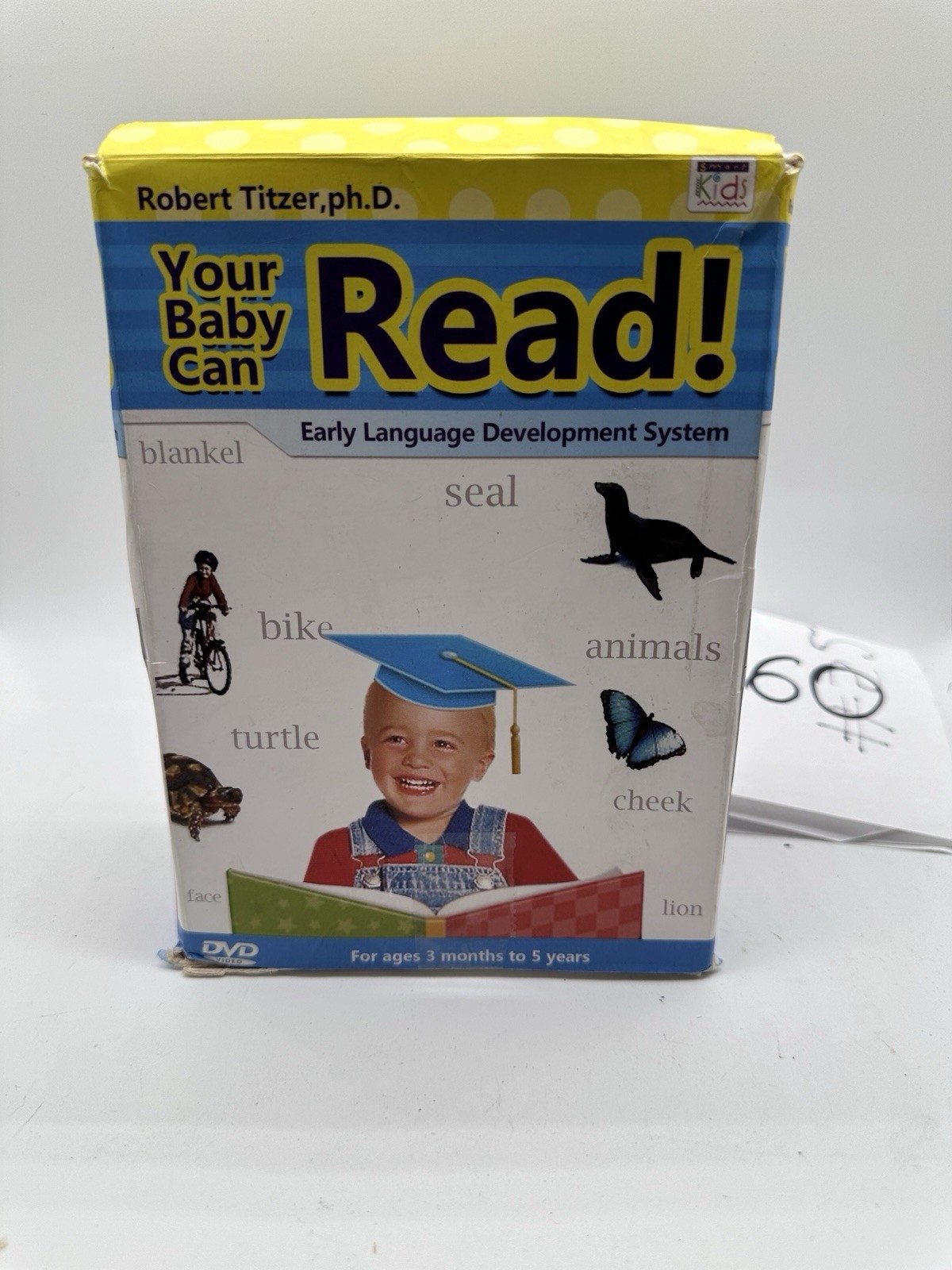 Your Baby Can Read Complete Learning System 3 DVDs Flash Cards Marker Box Set
