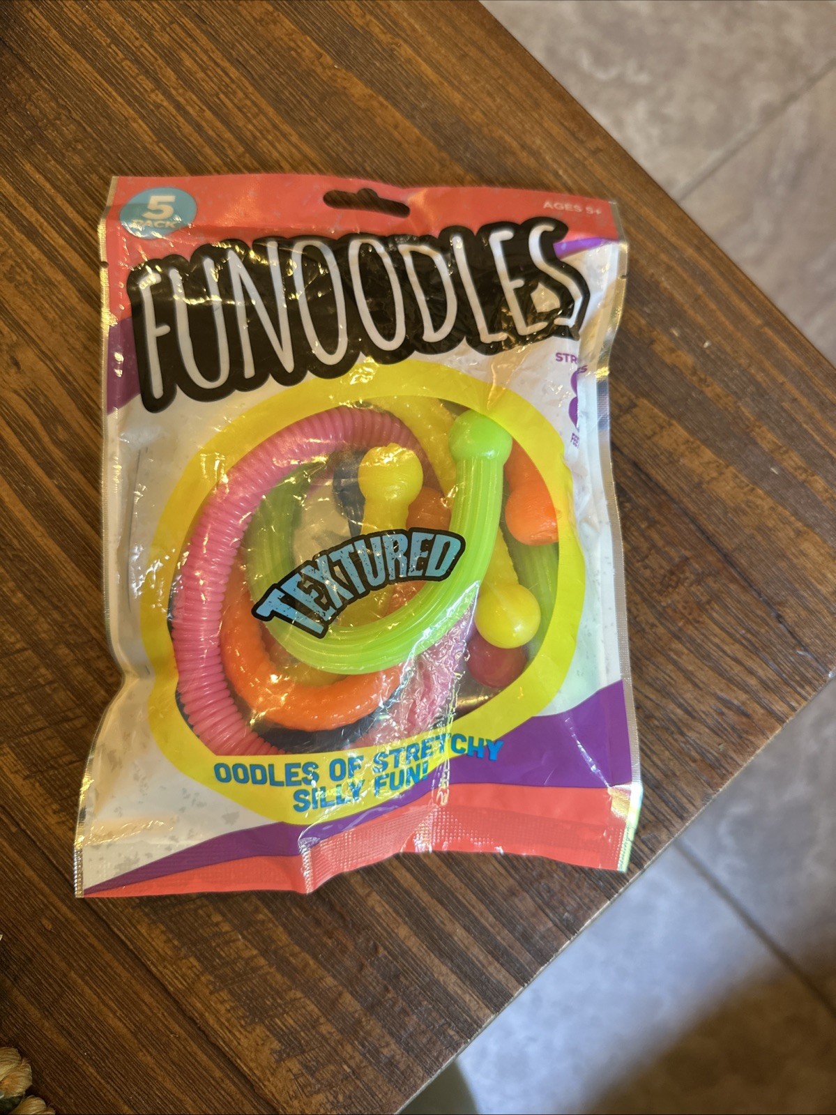 Funoodles Color Twisted Stretchy Tactile Sensory Toy 5 Pack Ages 5+ 2024