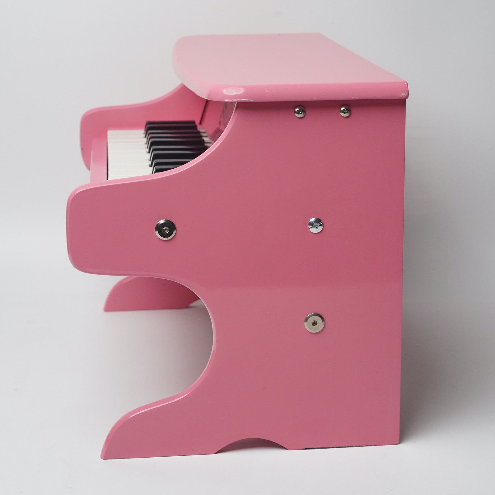 Schoenhut 25-Key My First Piano II Pink Wood Mini Toy Piano for Kids