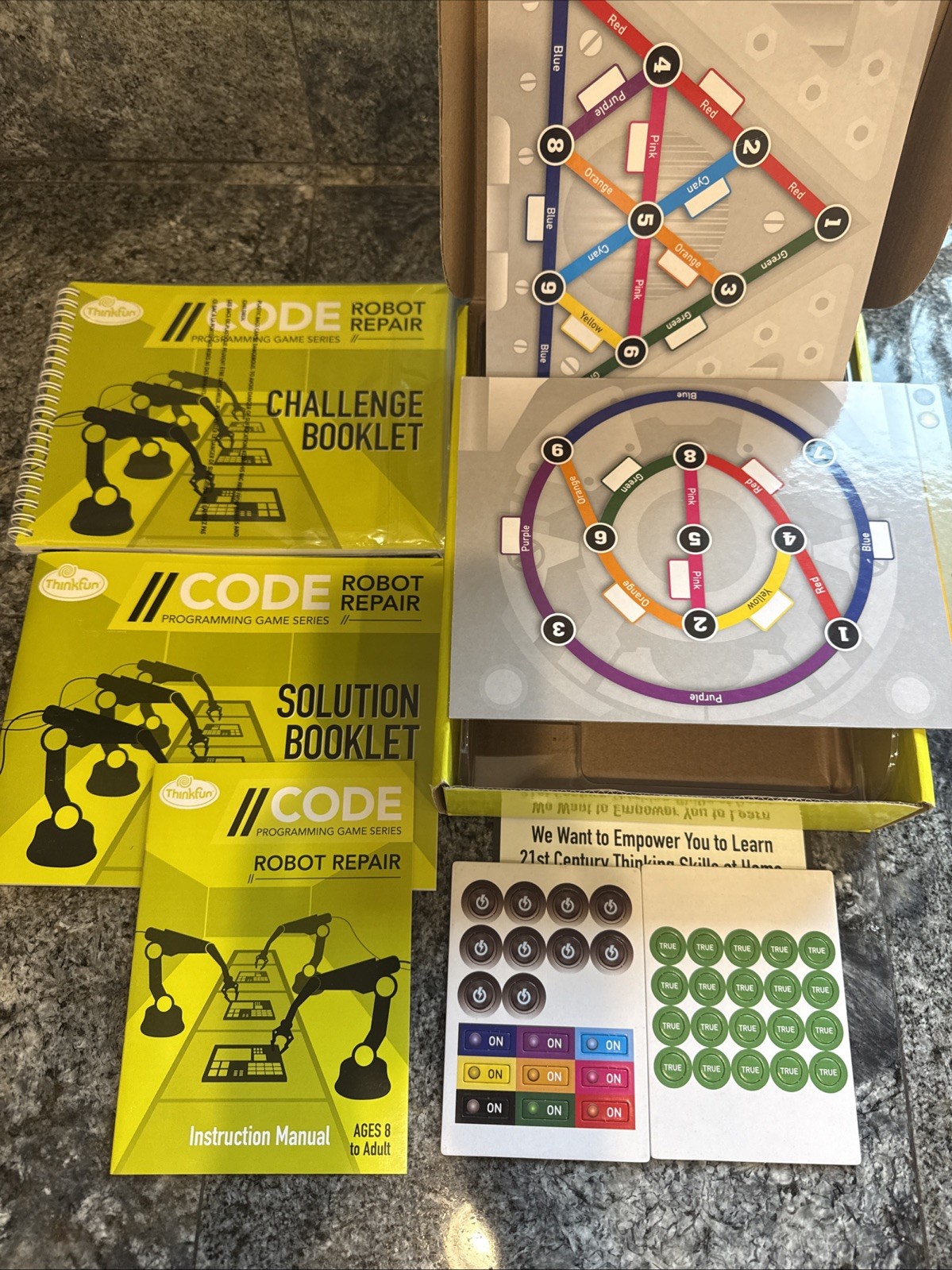 STEM Code Programming Game Series Robot Repair Thinkfun Coding Concept