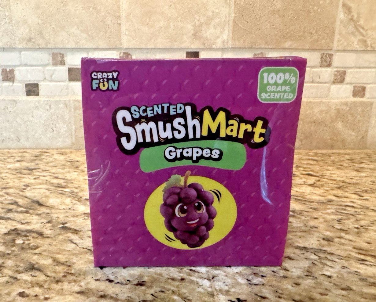 Smush Mart Scented Grapes JUMBO VIRAL SQUISHY 6” RMS USA Crazy Fun✅Ships Asap✅