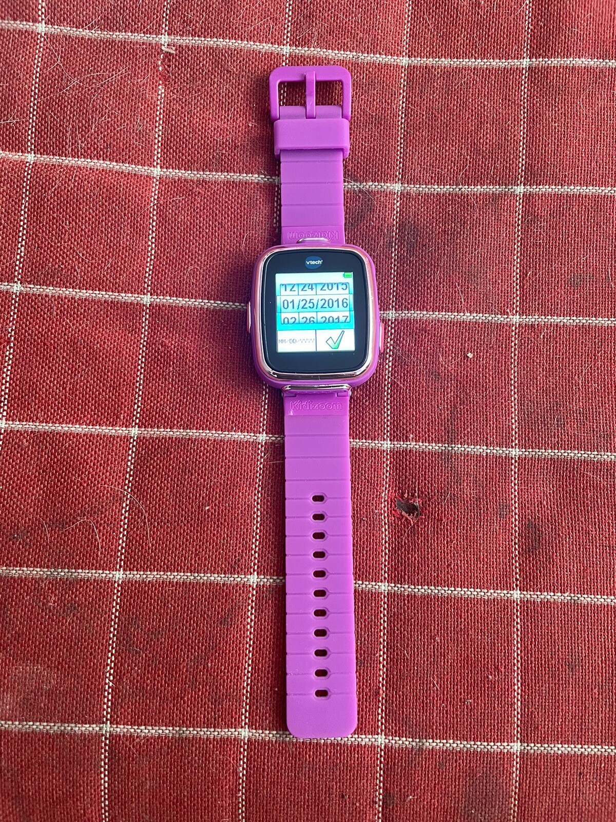 VTech Smart watch DX Purple Working And Tested And Working Unisex Kids Kidizoom