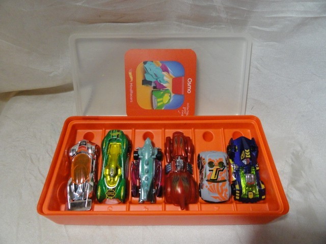 HOT WHEELS OSMO MIND RACERS 6 BASE CAR SET 1:64 SCALE