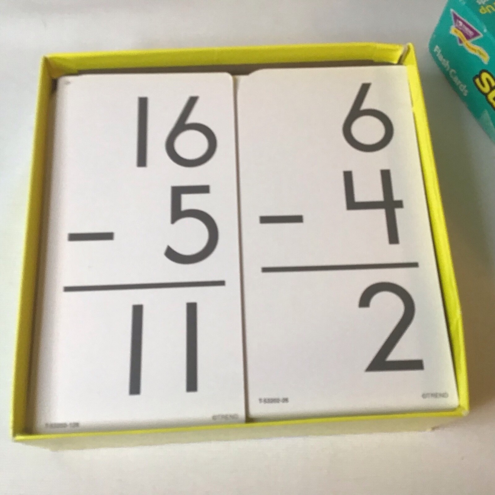 Trend Brand Subtraction Flash Cards Ages 6 Up Preowned All Facts Through 12