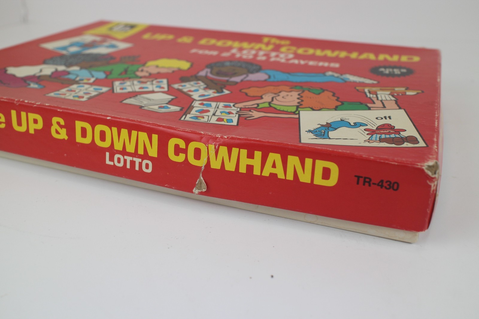 Up & Down Cowhand Lotto Board Game 1978 COMPLETE Trend Enterprises T-430 Vintage