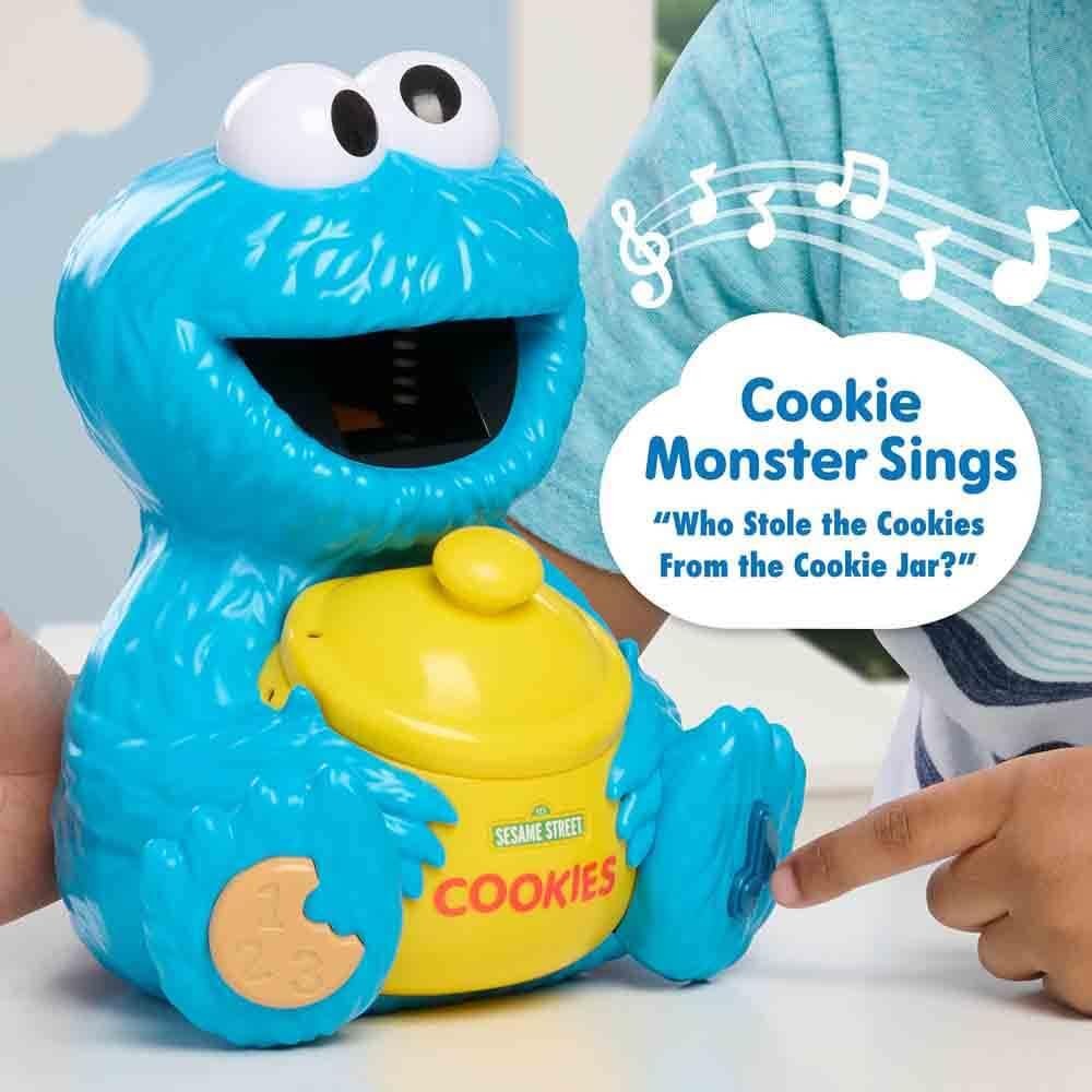 Sesame Street Cookie’s Counting Jar, 12-Pieces, 20+ Medium, Multicolor