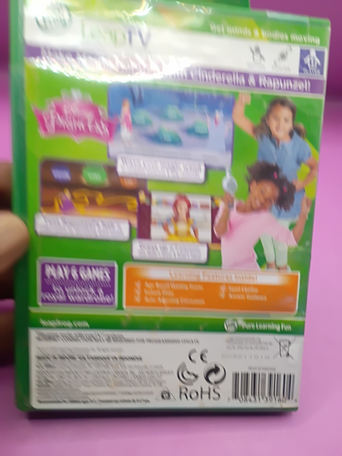 New Leap Frog Leap TV Disney Princess Educational Video Game, Sealed