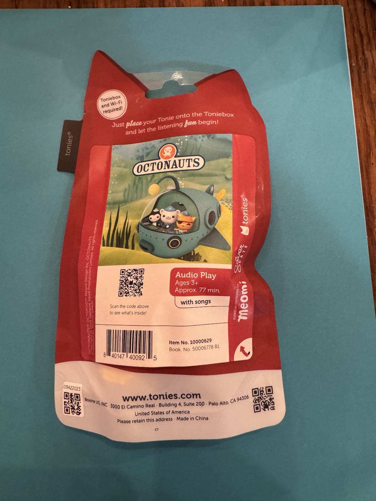 tonies Octonauts Audio Character for Toniebox Ages 3+ MPN 10000629
