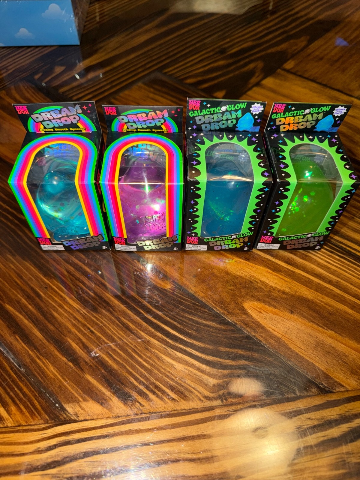 Needoh Galactic Glow Dream Drop NIB authentic NeeDoh