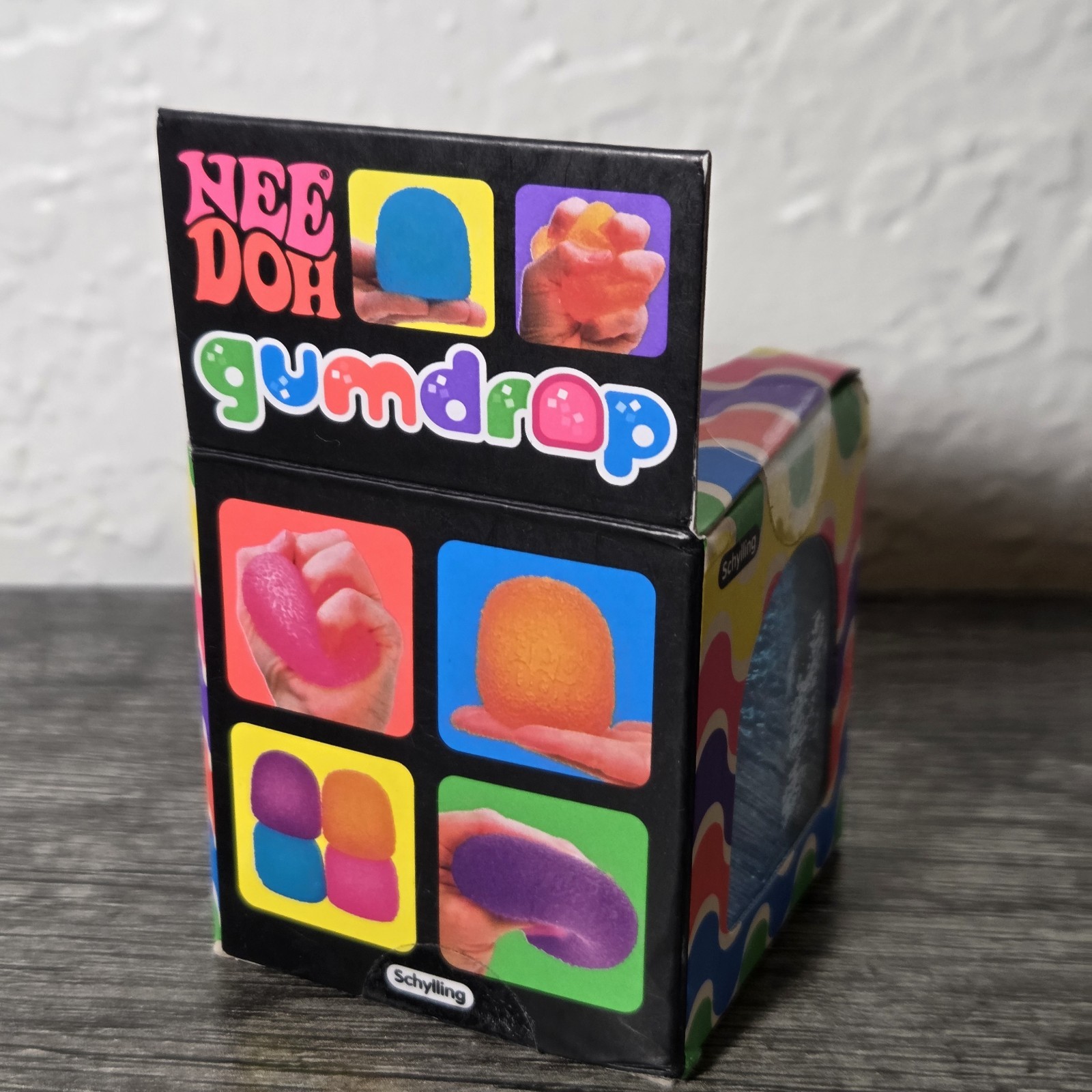 Needoh Gum Drop BLUE Squishy Fidget Ball Viral Tiktok Trend Gumdrop NEW NEE DOH
