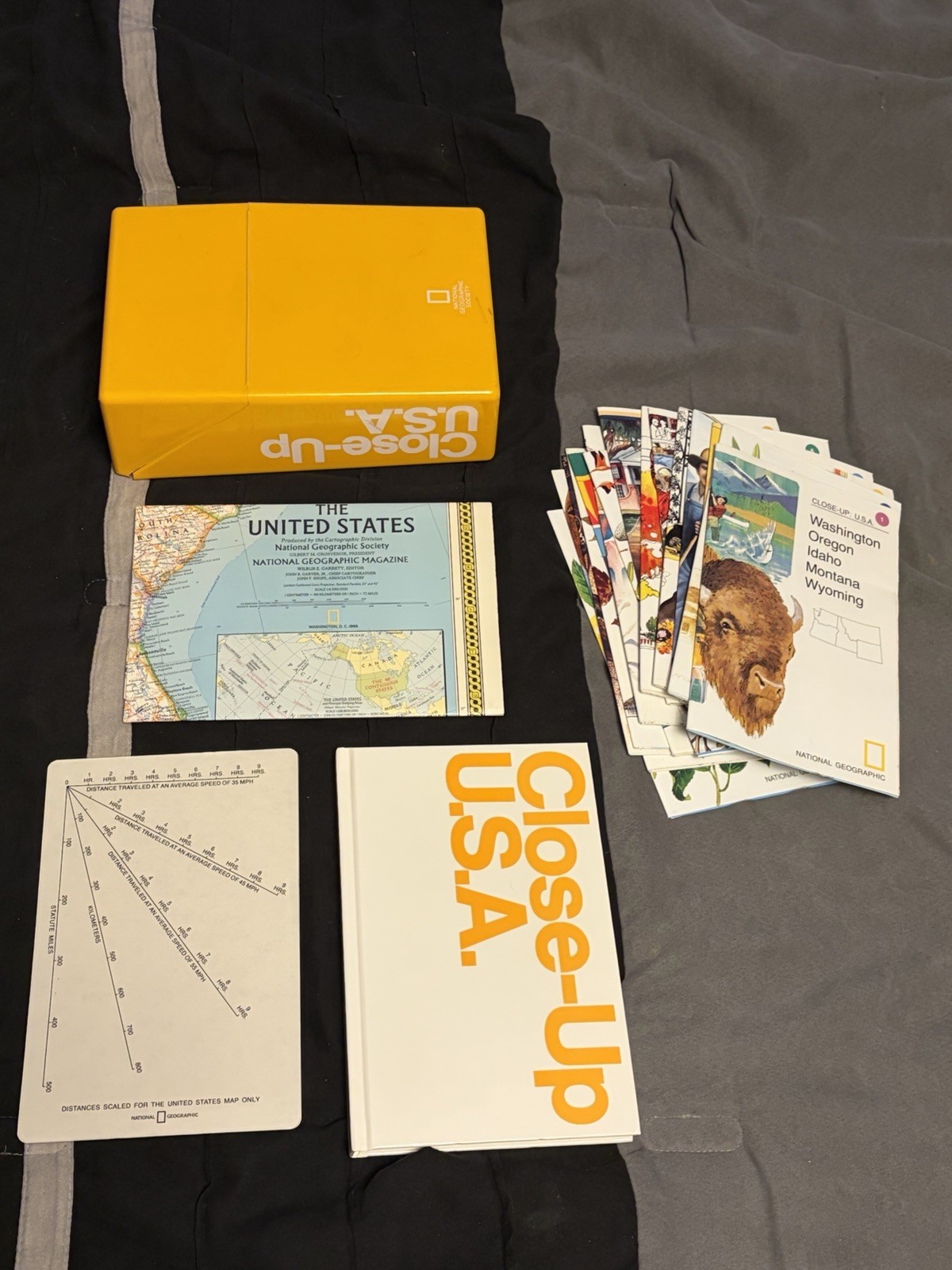 USA Collector’s Lot Vintage National Geographic Educational Kit Vintage