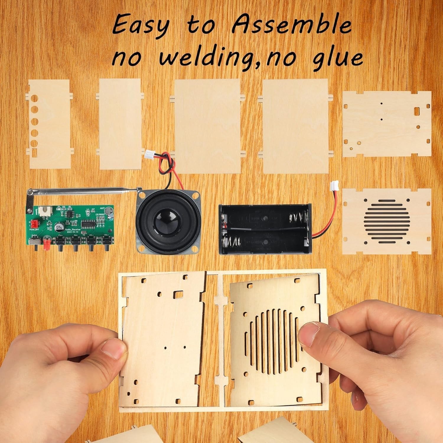 Compact Build-Your-Own FM Radio STEM Kit for Kids 8-16 – Creatively Hands-On