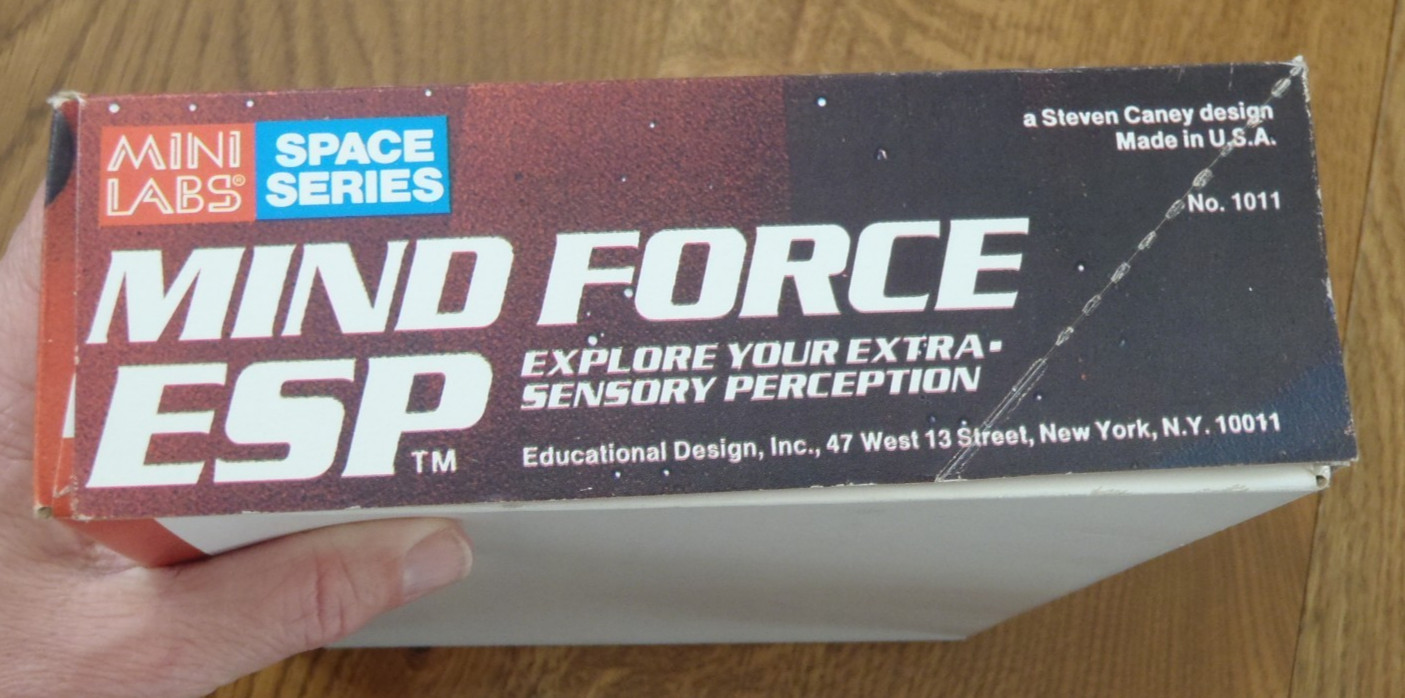 Vintage Mind Force ESP: Mini Labs Space Series Sensory Exploration Kit COMPLETE