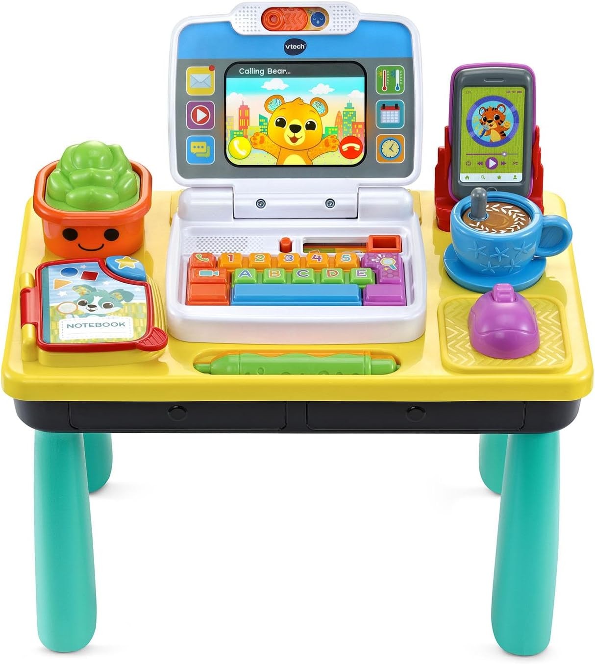VTech Little CEO Learning Desk Toddler Activity Center Numbers, Letters & Music
