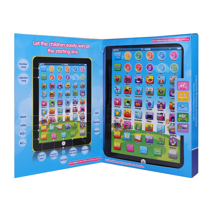 Educational Learning Toy Pad Gift for Kids Age 2 3 4 5 6 7 8 Year Old Boys Girls