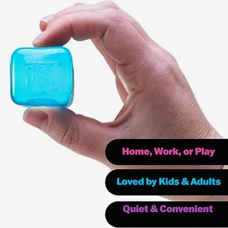 Needoh Nice Ice Baby 4 Pack Mini Cubes Squishy Stress Fidget Toy Authentic