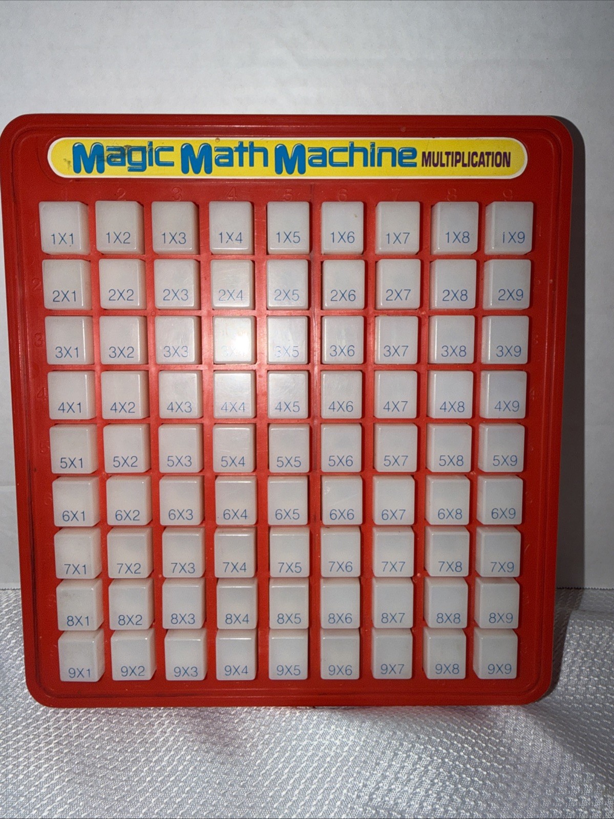 Magic Math Machine Addition And Subtraction 1993 Lanard Toys RED