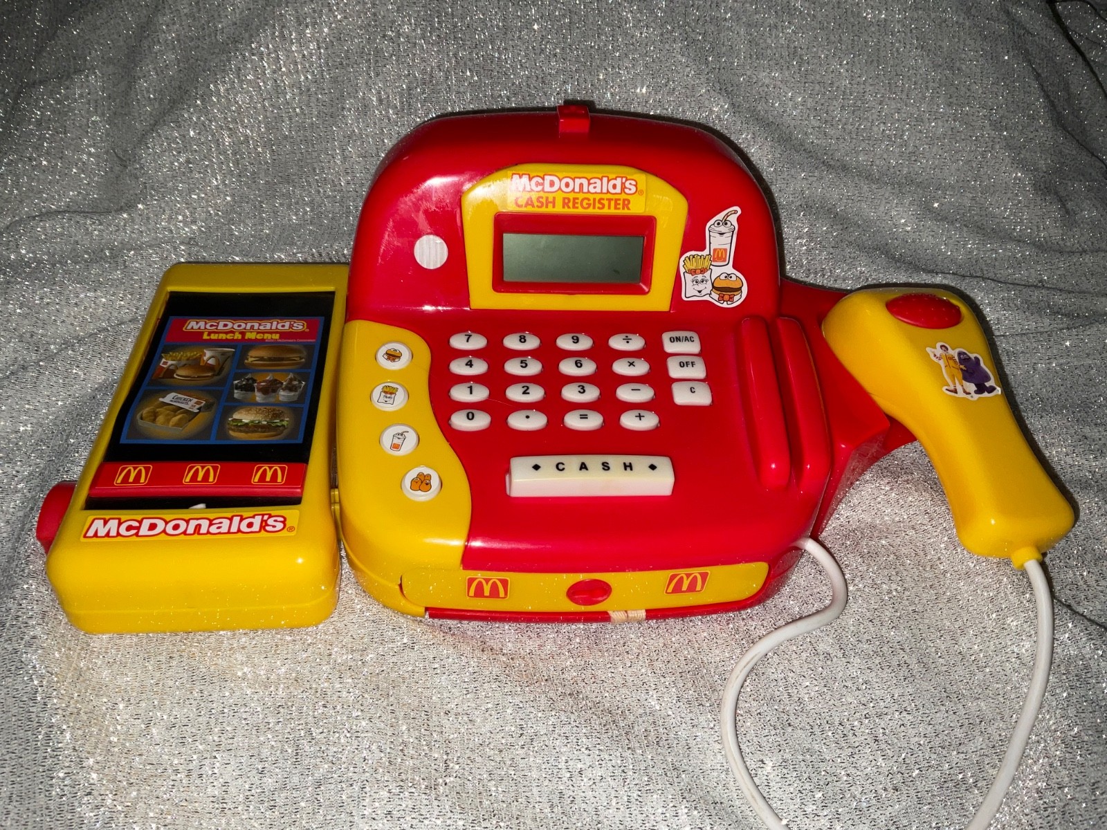 McDonald’s Cash Register Toy 2004 Educational Used – NO KEY-DRAWER DOES NOT OPEN