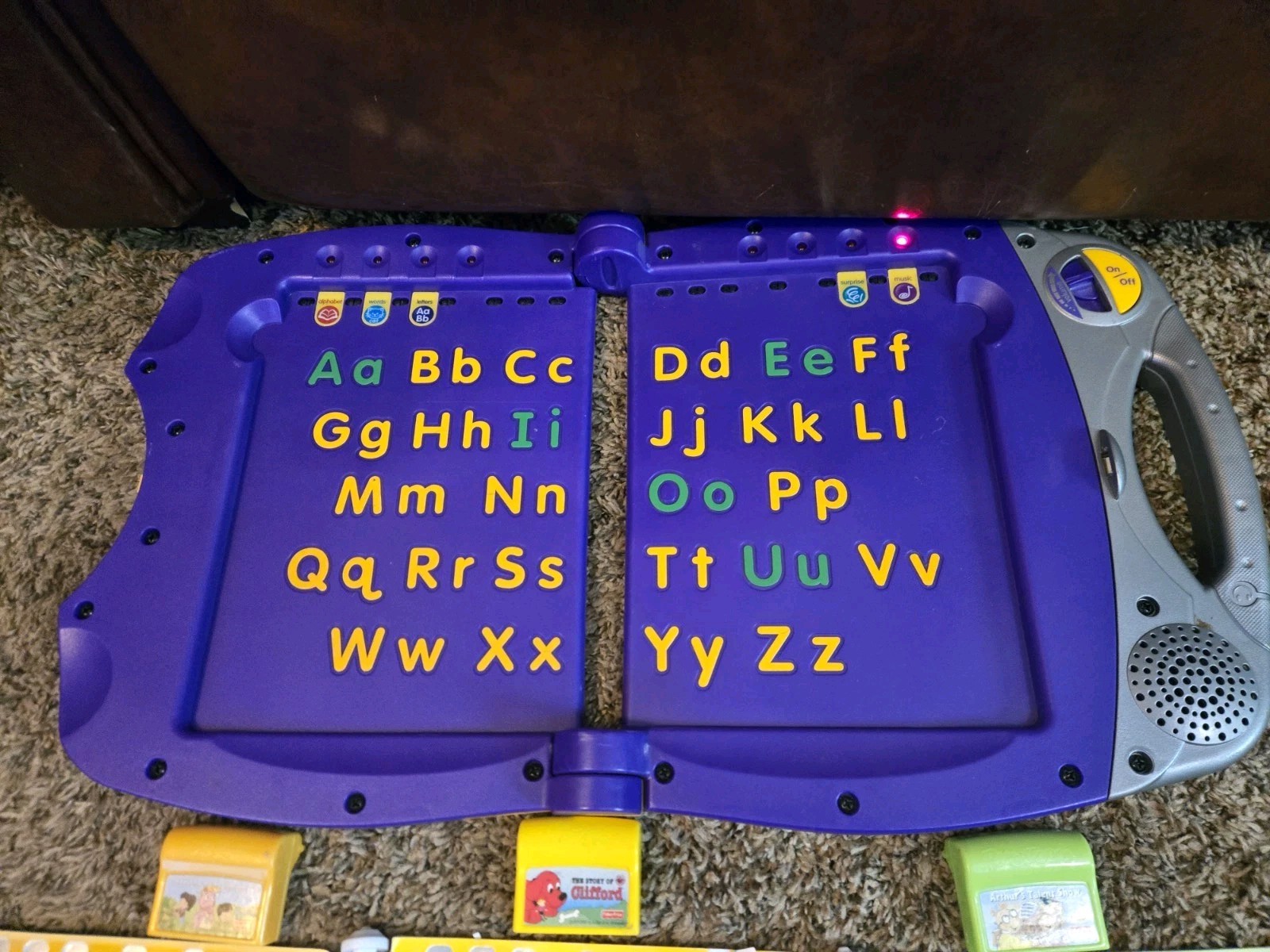 Fisher Price Power Touch Learning System Educational Children Books Cartridges