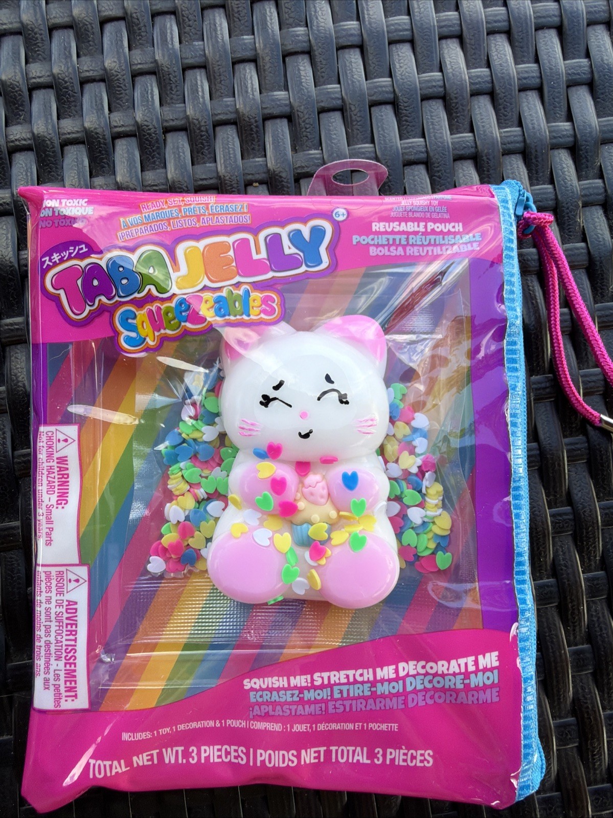 Taba Jelly Squeezeables Just Right Squishy Squishi Squeeze Toy USA